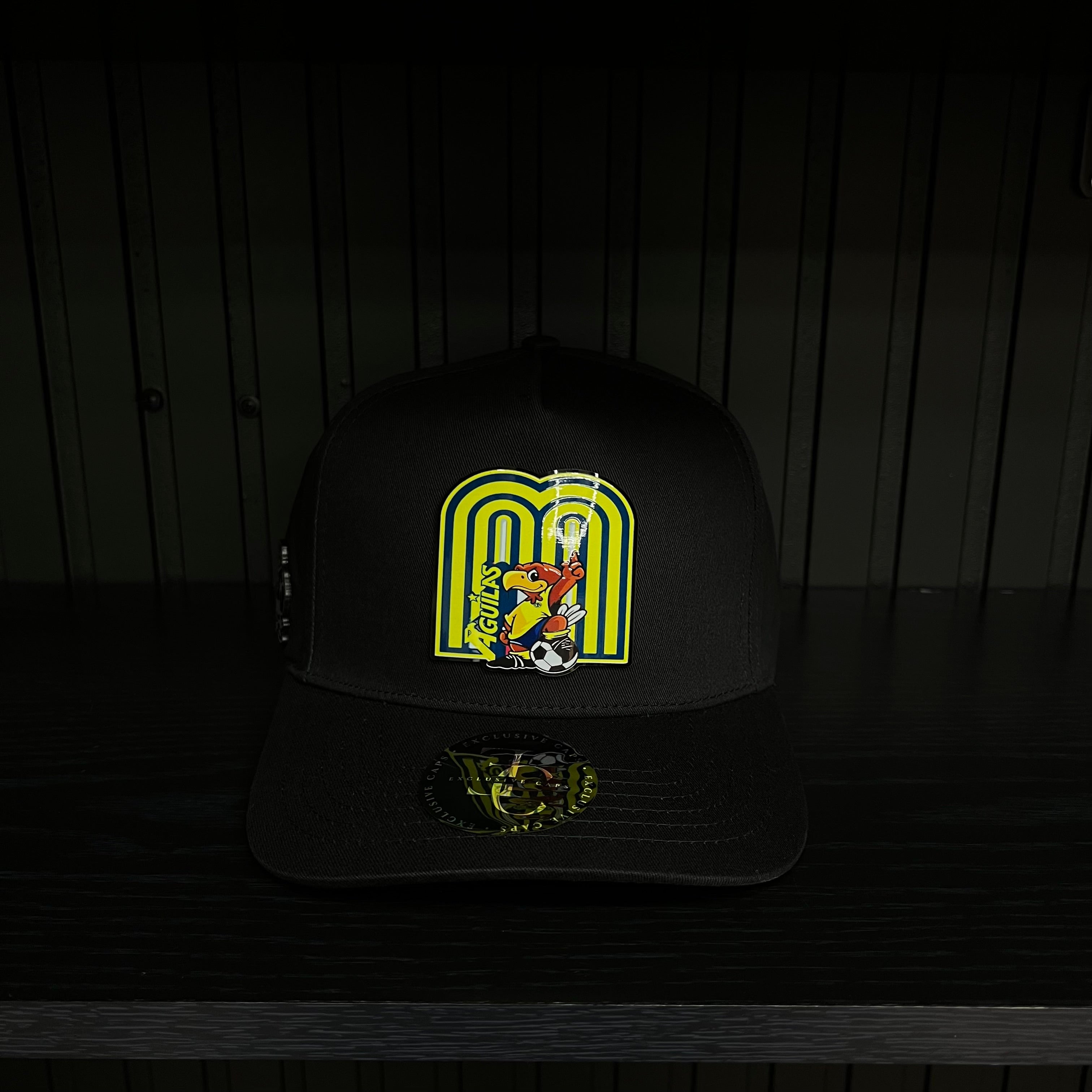 Club América Color M de México Snapback — Negro