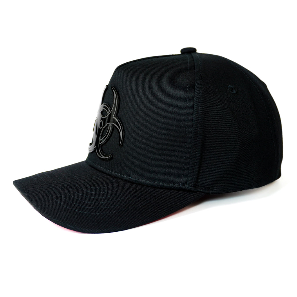 Virus Plate SnapBack Hat-Black/Red