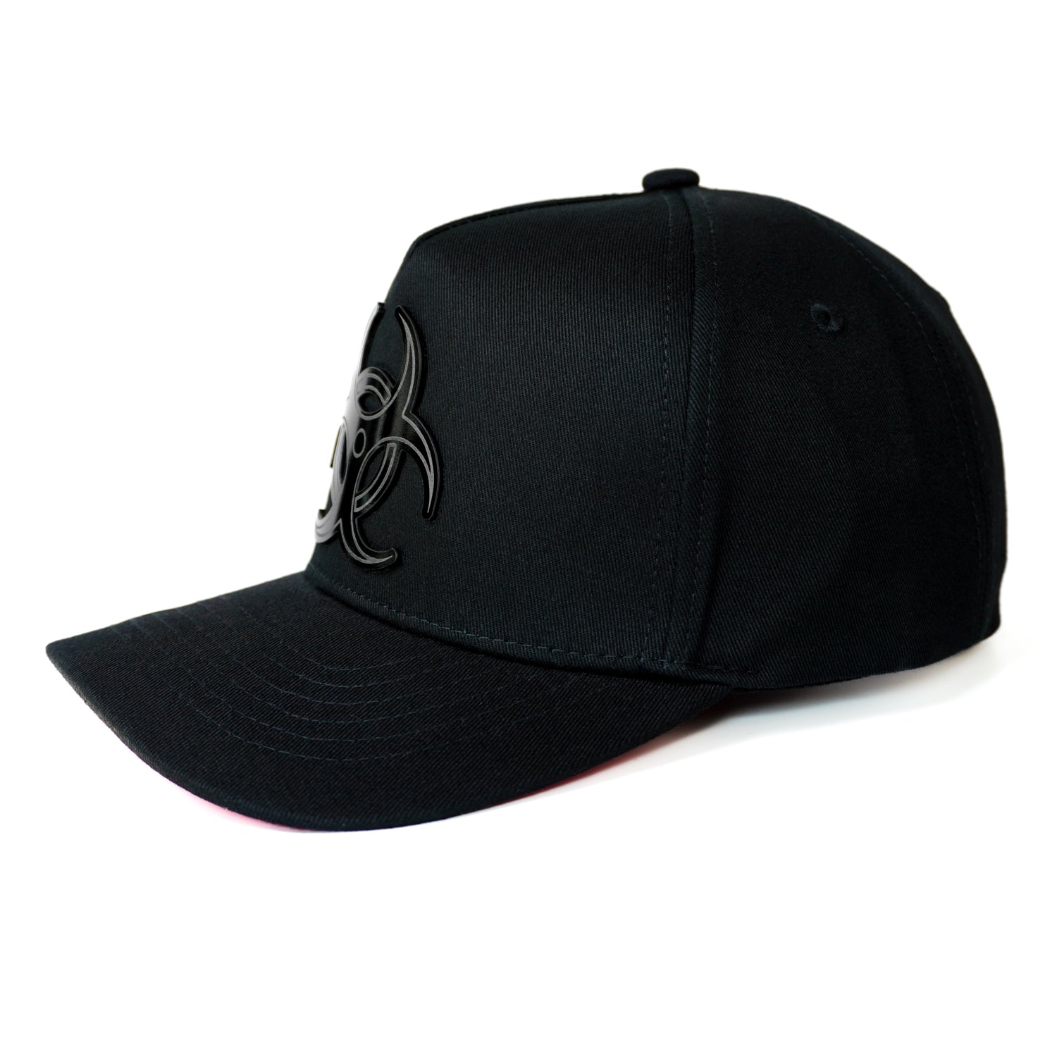 Virus Plate SnapBack Hat-Black/Red