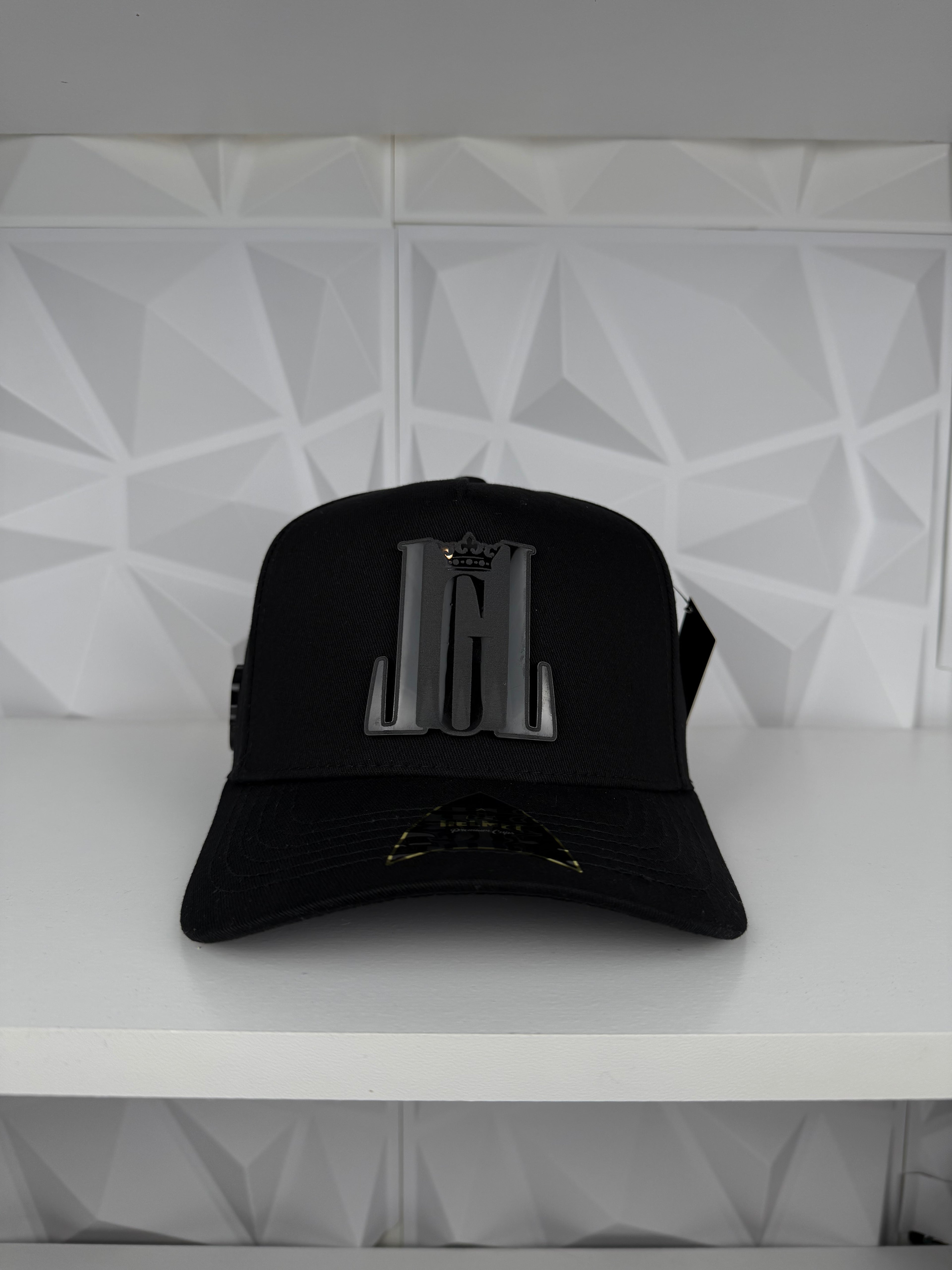 JGL Placa SnapBack Gorra-Negra