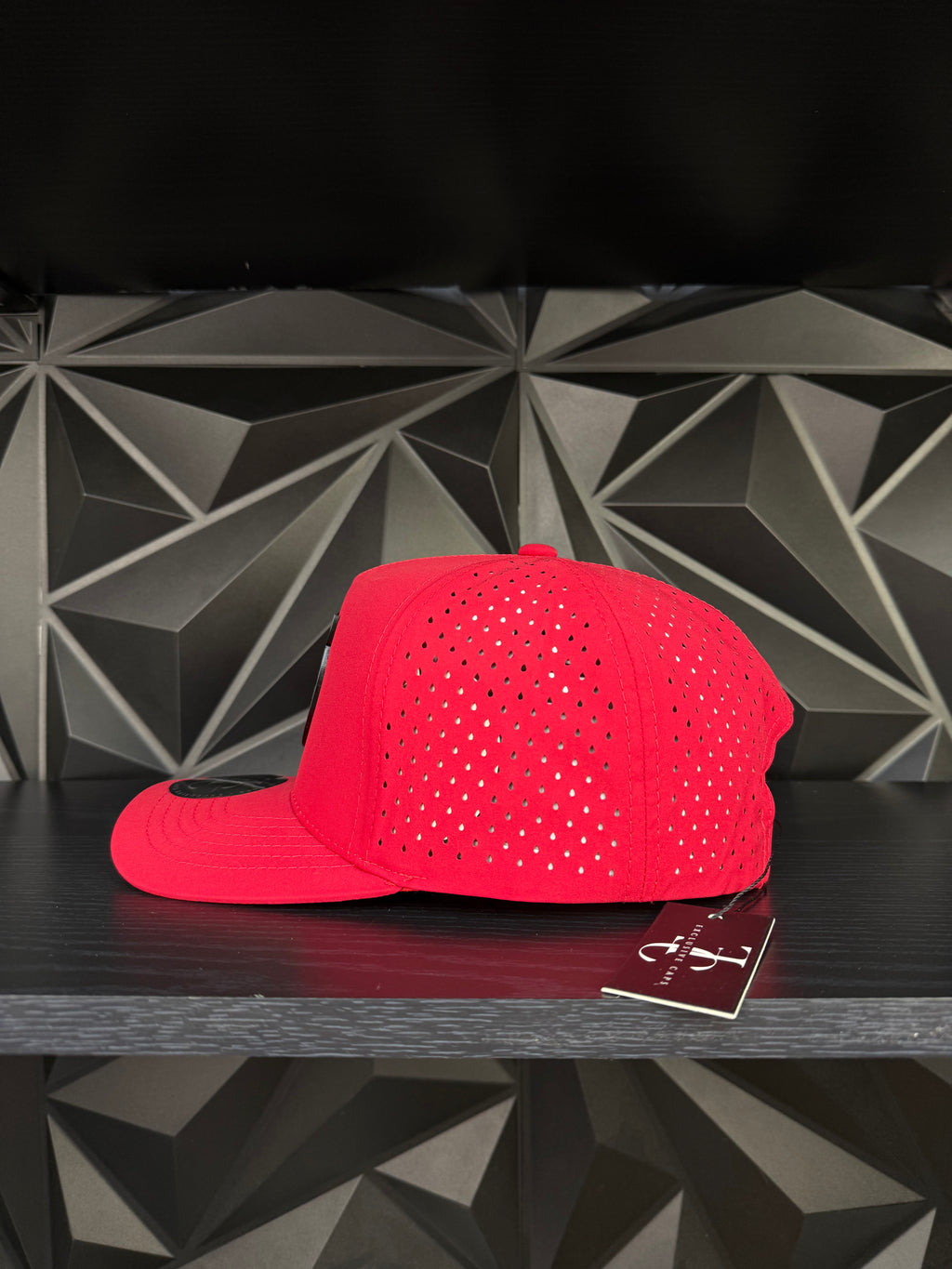 Toluca SnapBack hat-Red Hydro