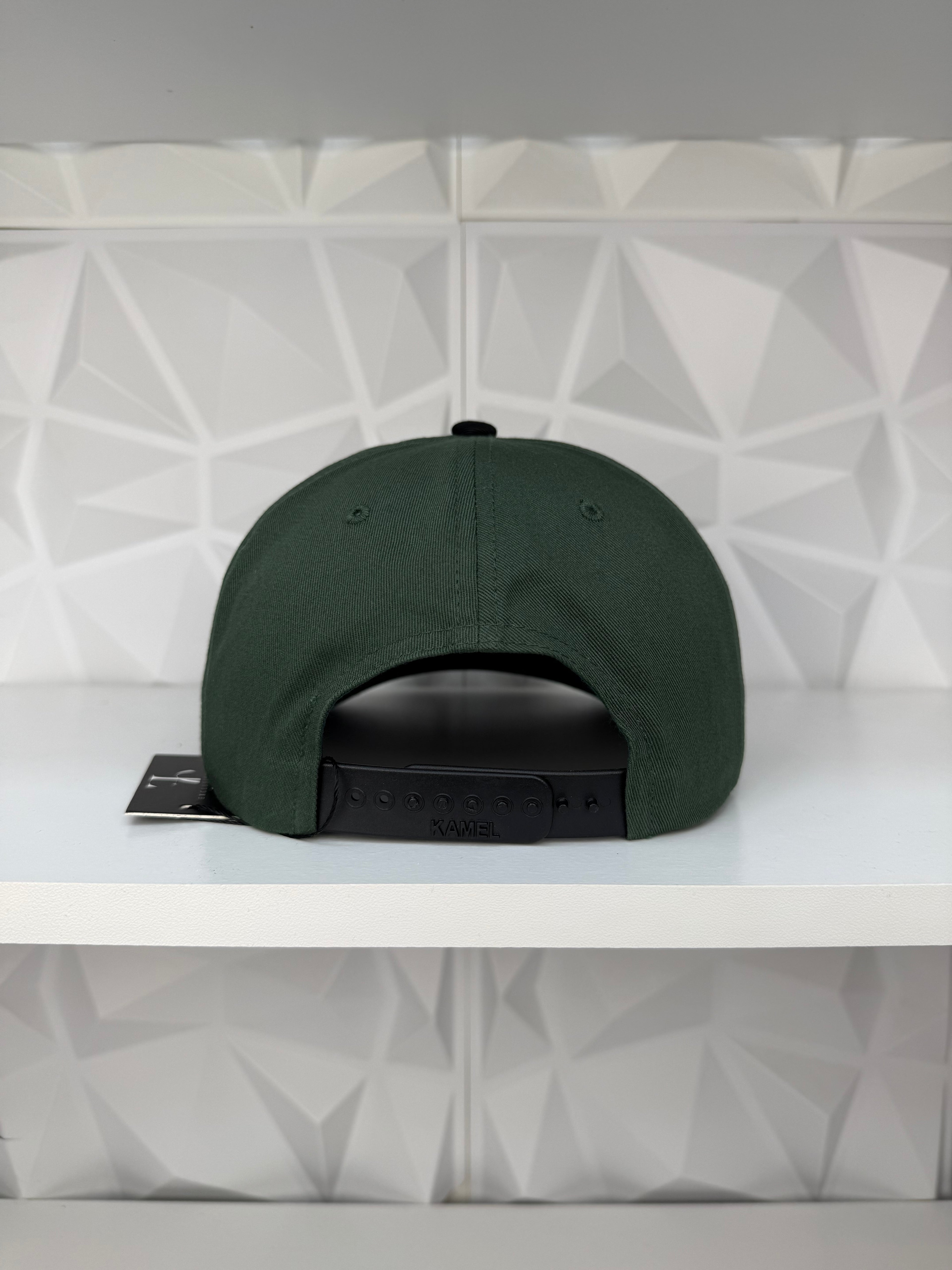 San Judas Tadeo Color SnapBack Hat-Green/Black