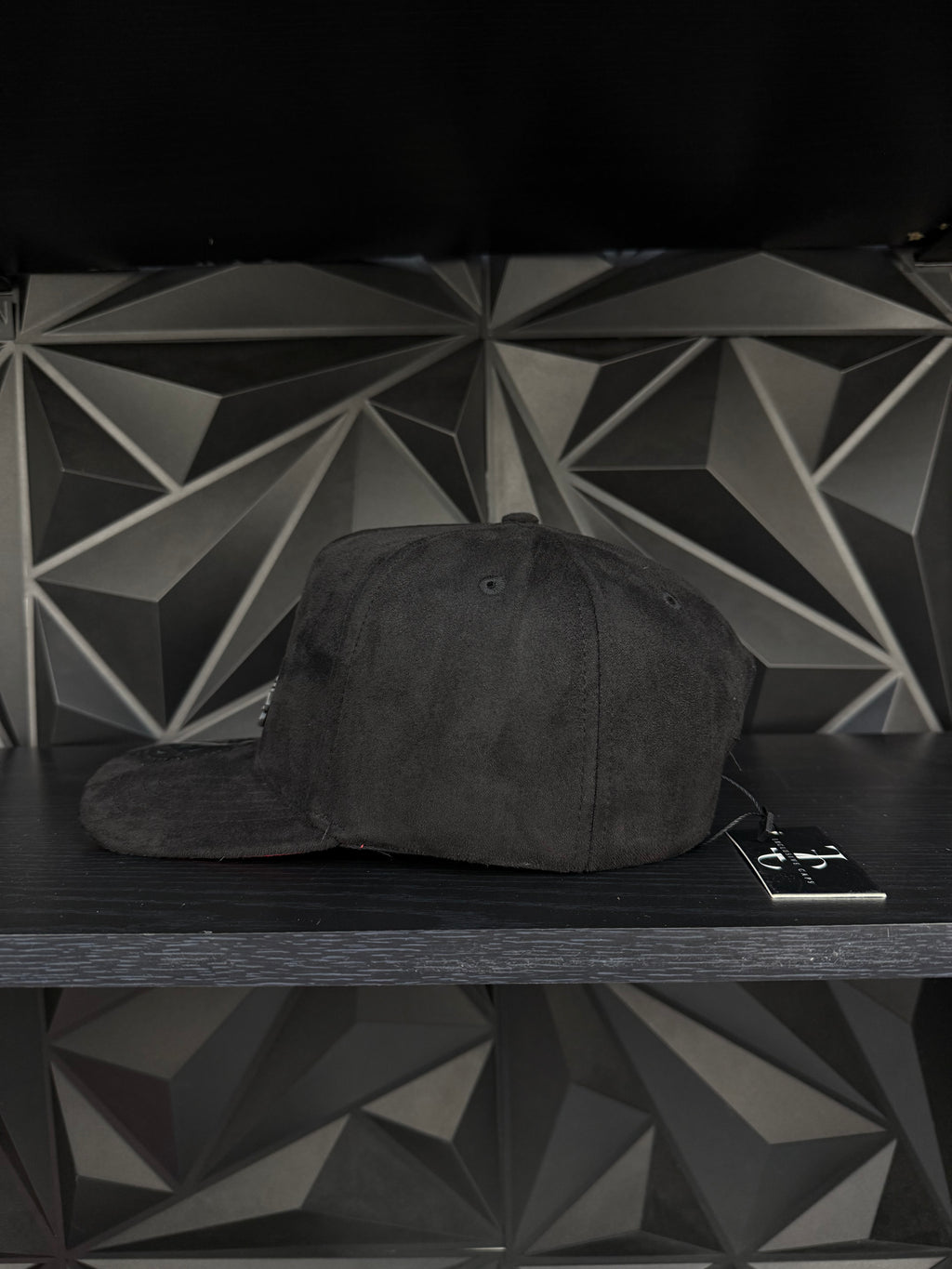 Baja California México SnapBack hat-black/red suede