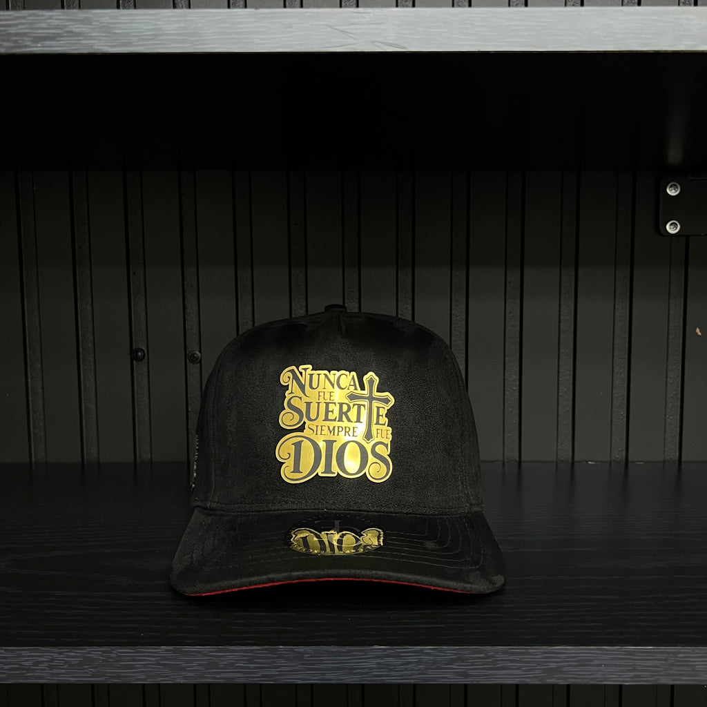 Nunca fue Suerte Gold plate SnapBack Hat