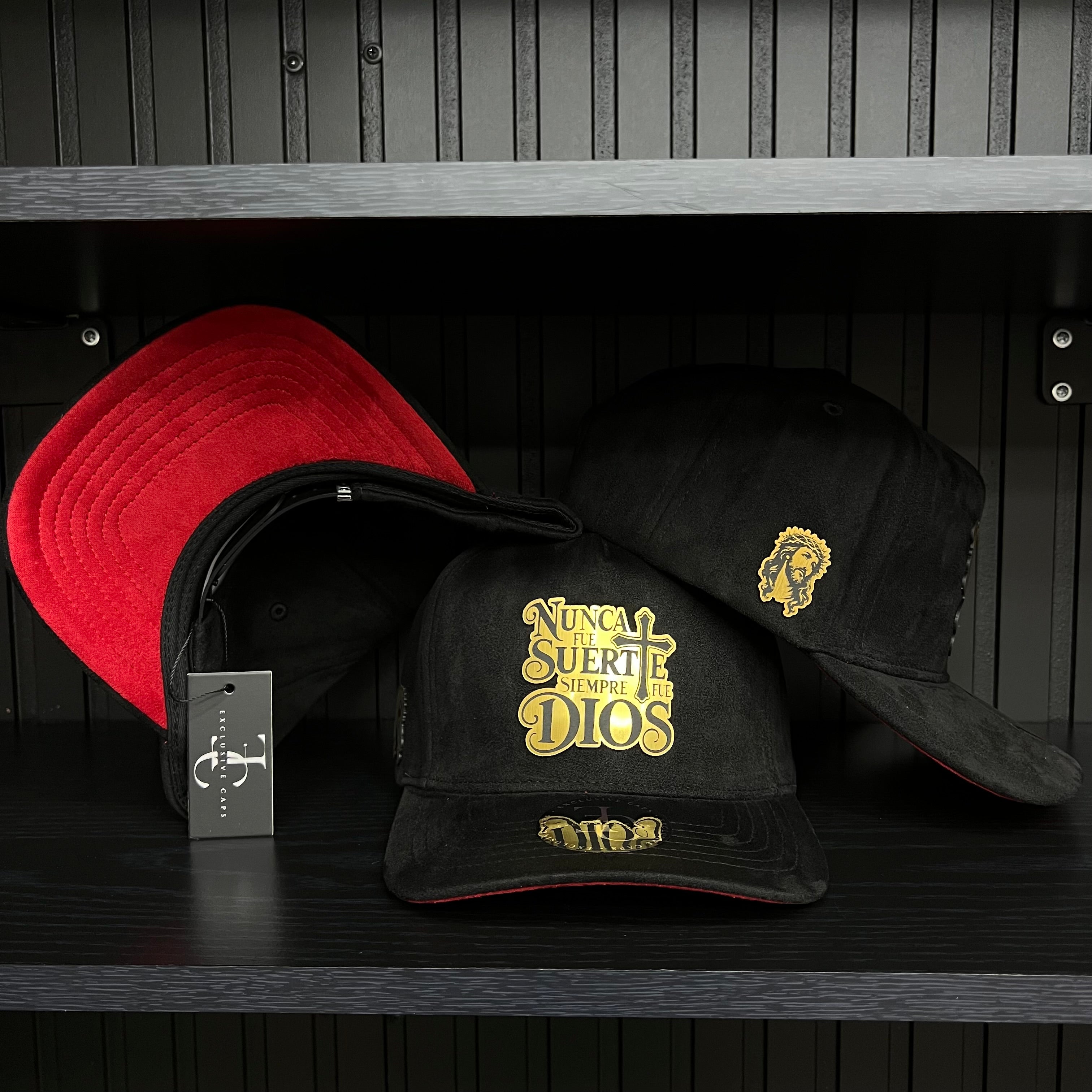 Nunca fue Suerte Gold plate SnapBack Hat