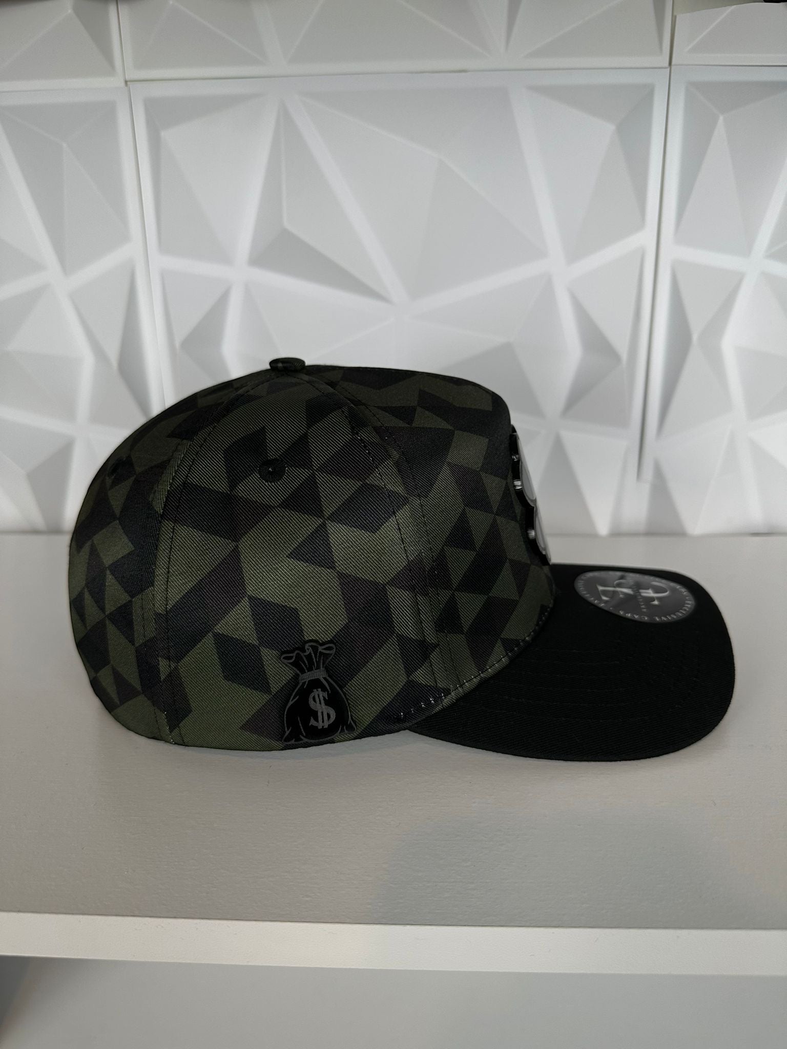 Trébol Placa SnapBack Gorra-Verde Camuflaje
