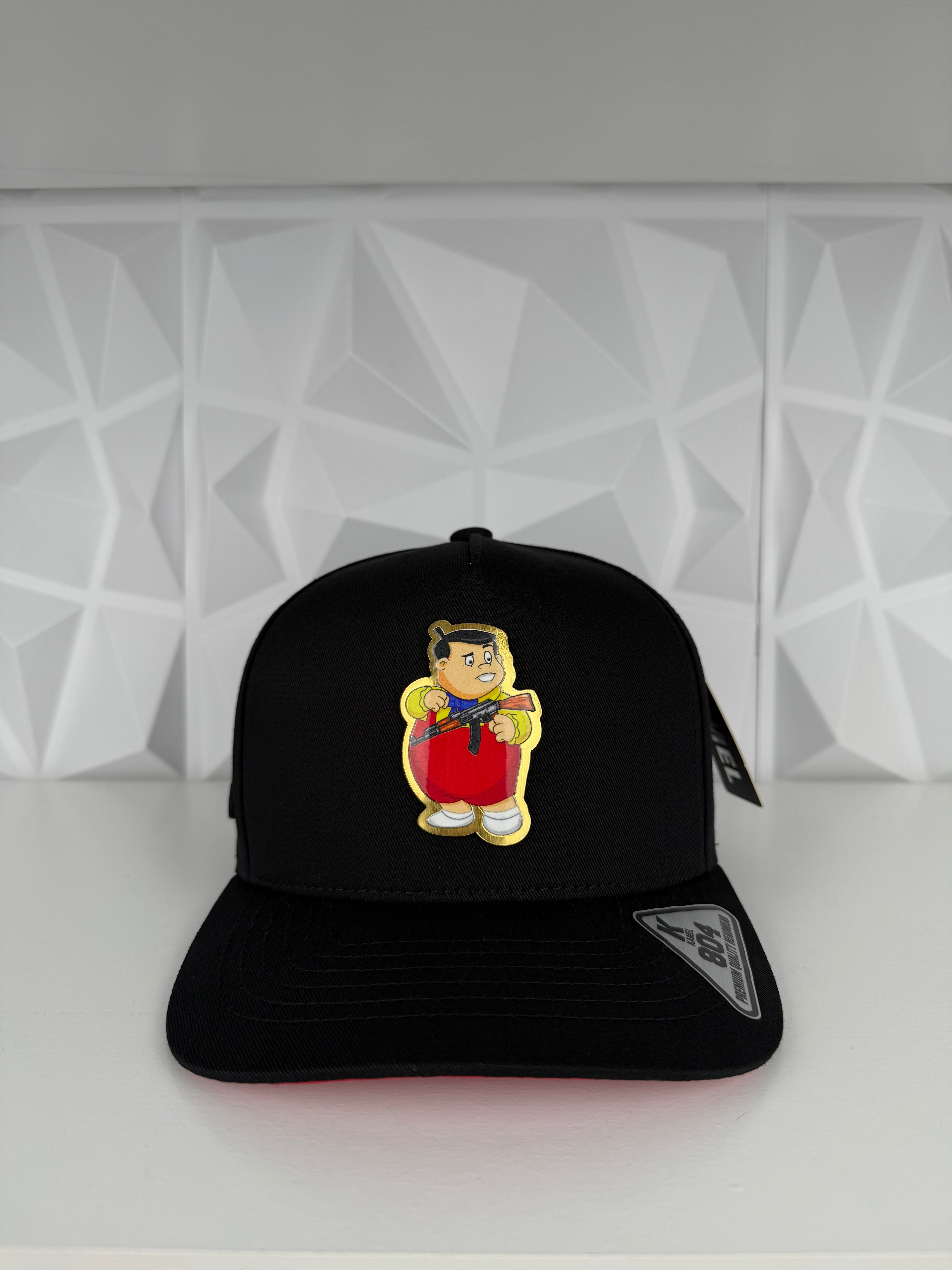 El Gordo Mz SnapBack gorra-negra/roja