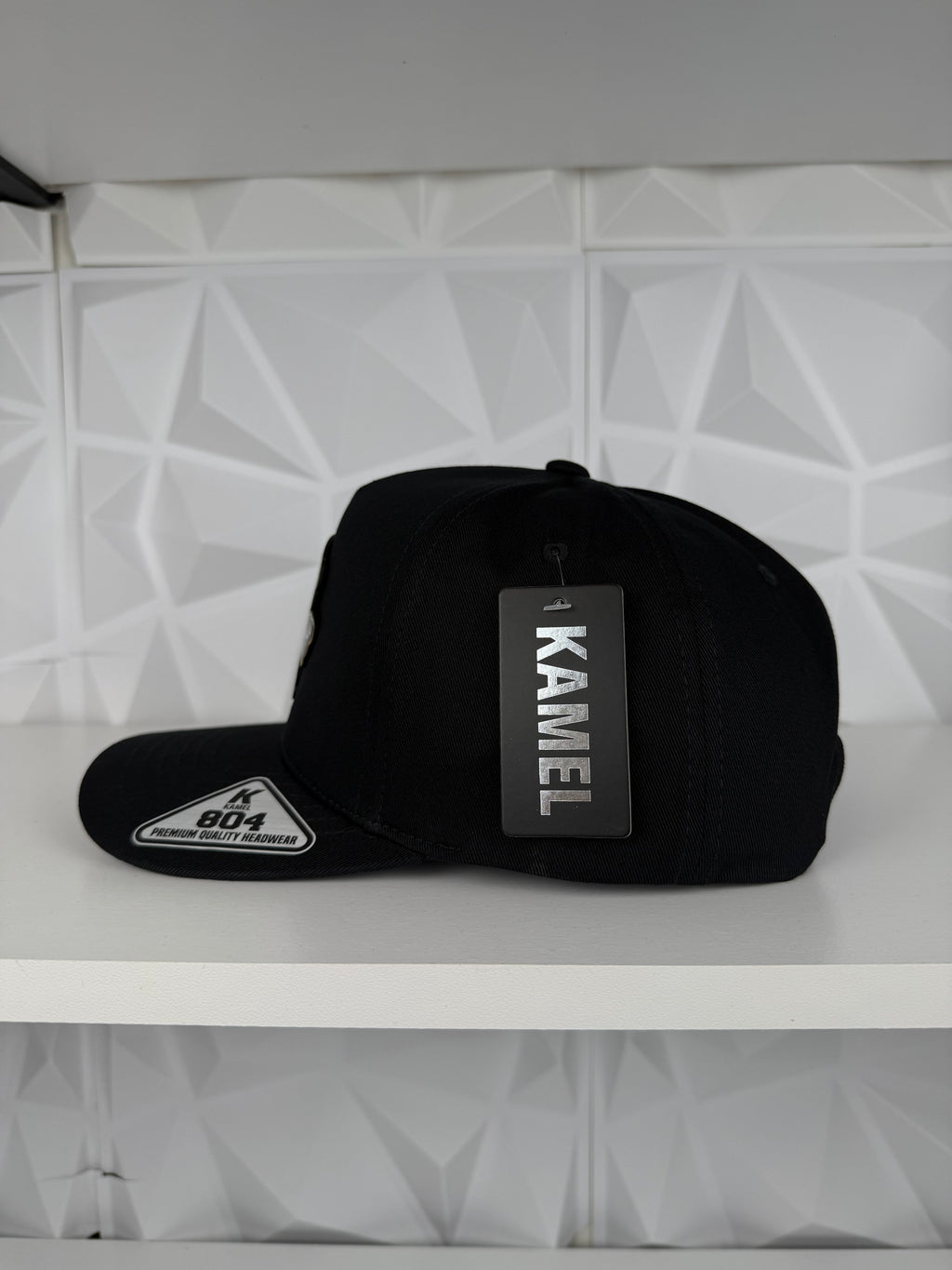 Simi Placa SnapBack Gorra-Negra