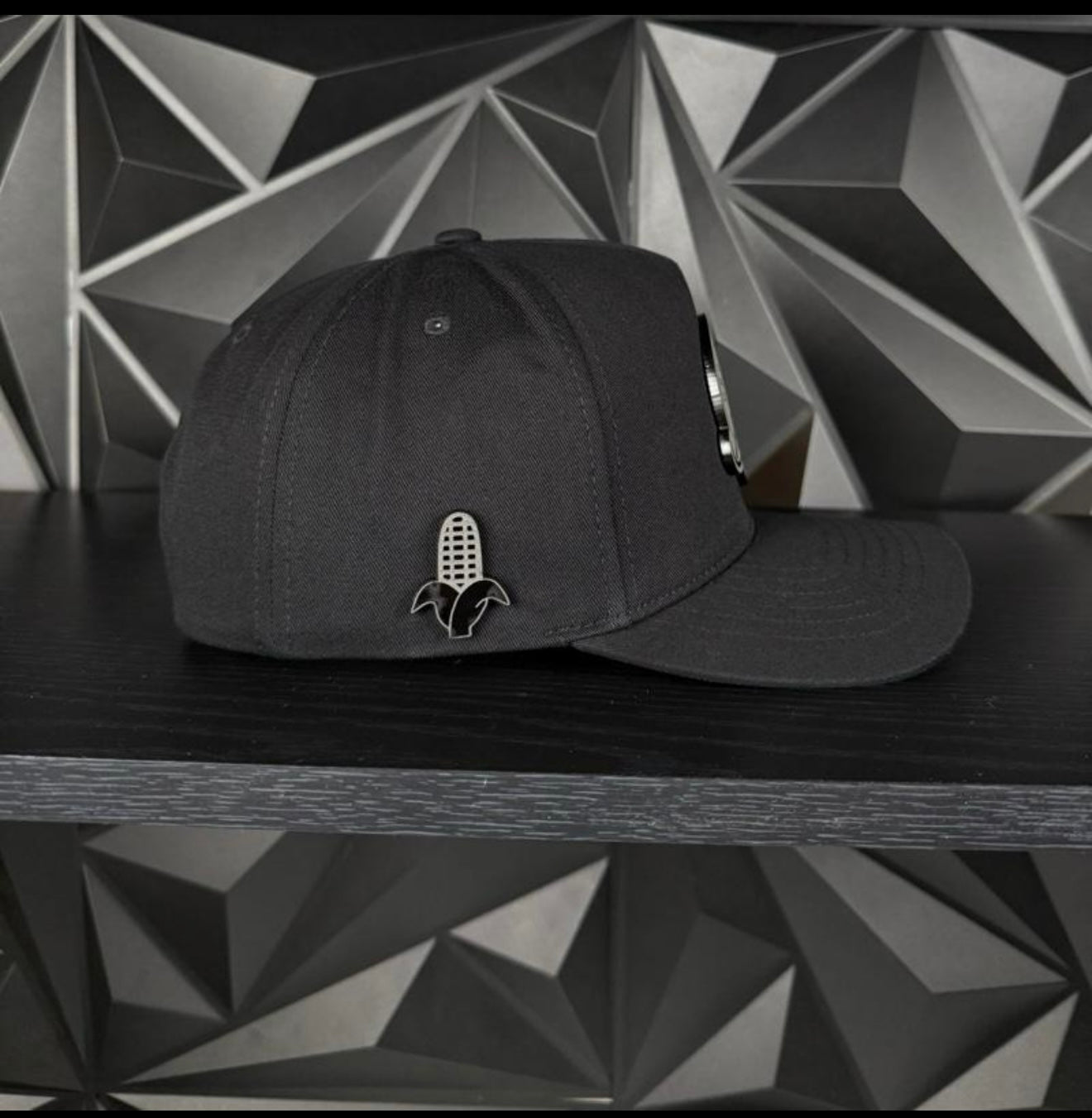 Soy agricultor SnapBack hat-black