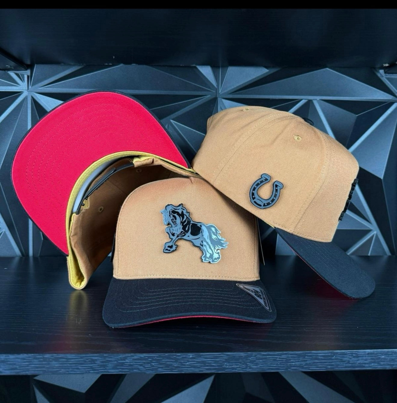 Caballo plate SnapBack hat - brown