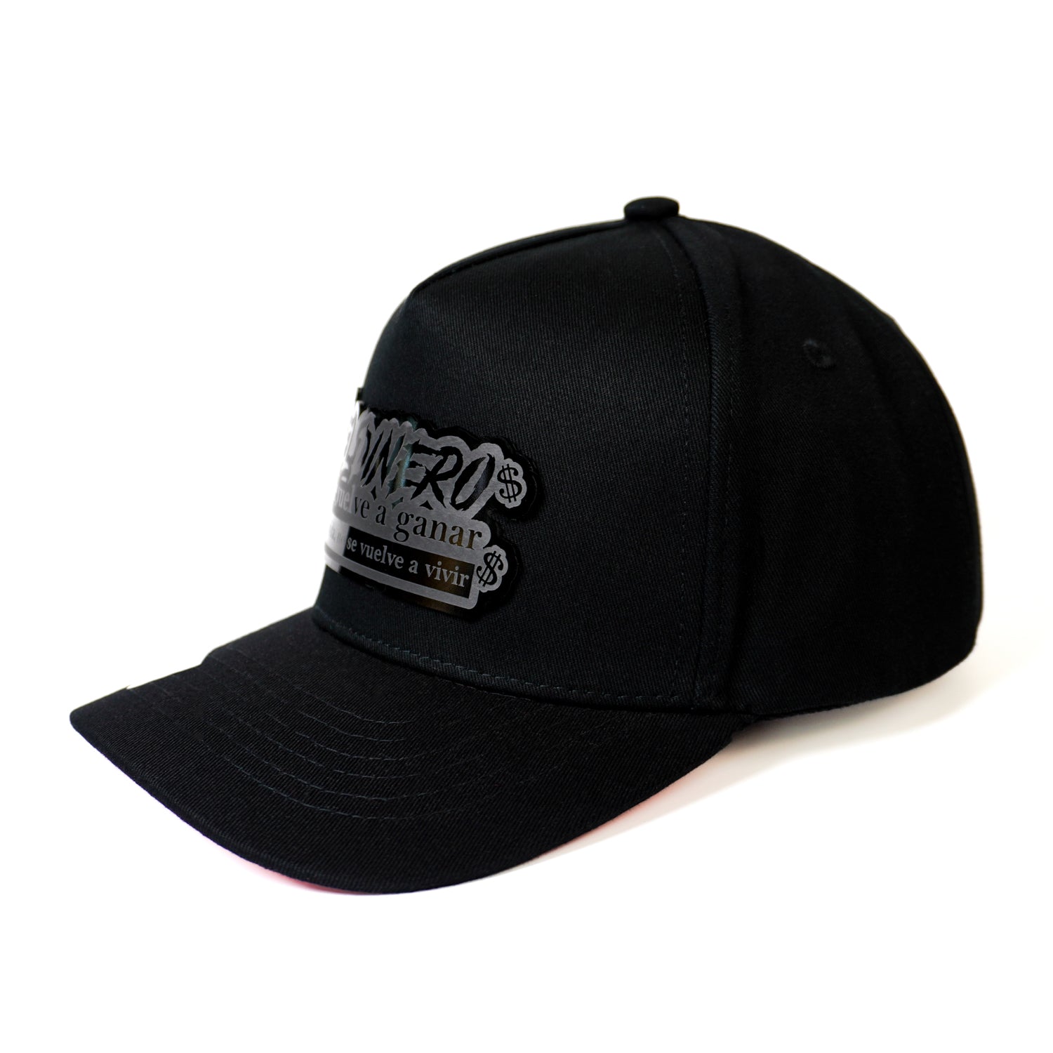 El Dinero Se Vuelve A Ganar SnapBack Hat-Black/Red