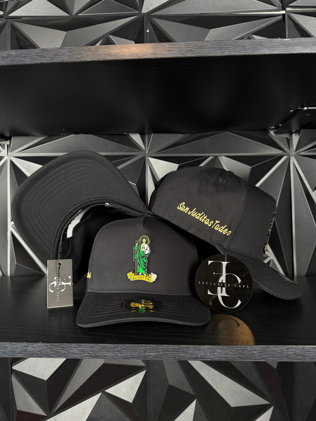 Exclusive caps san judas Tadeo SnapBack  hat Black/Cotton