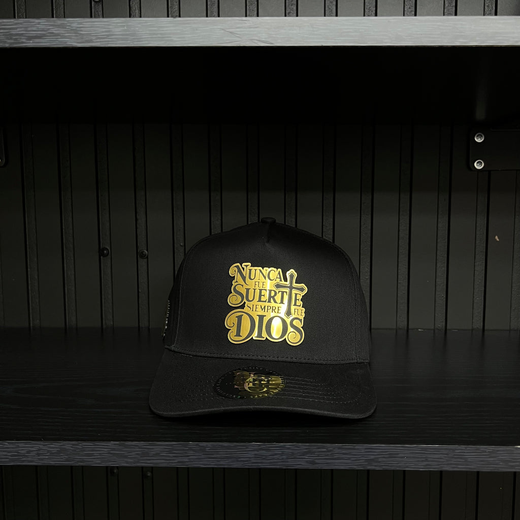 Nunca fue Suerte Gold plate SnapBack Hat