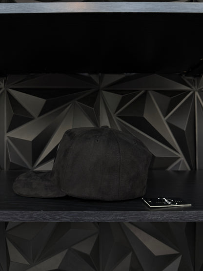 América SnapBack hat-Black Suede Black Plate