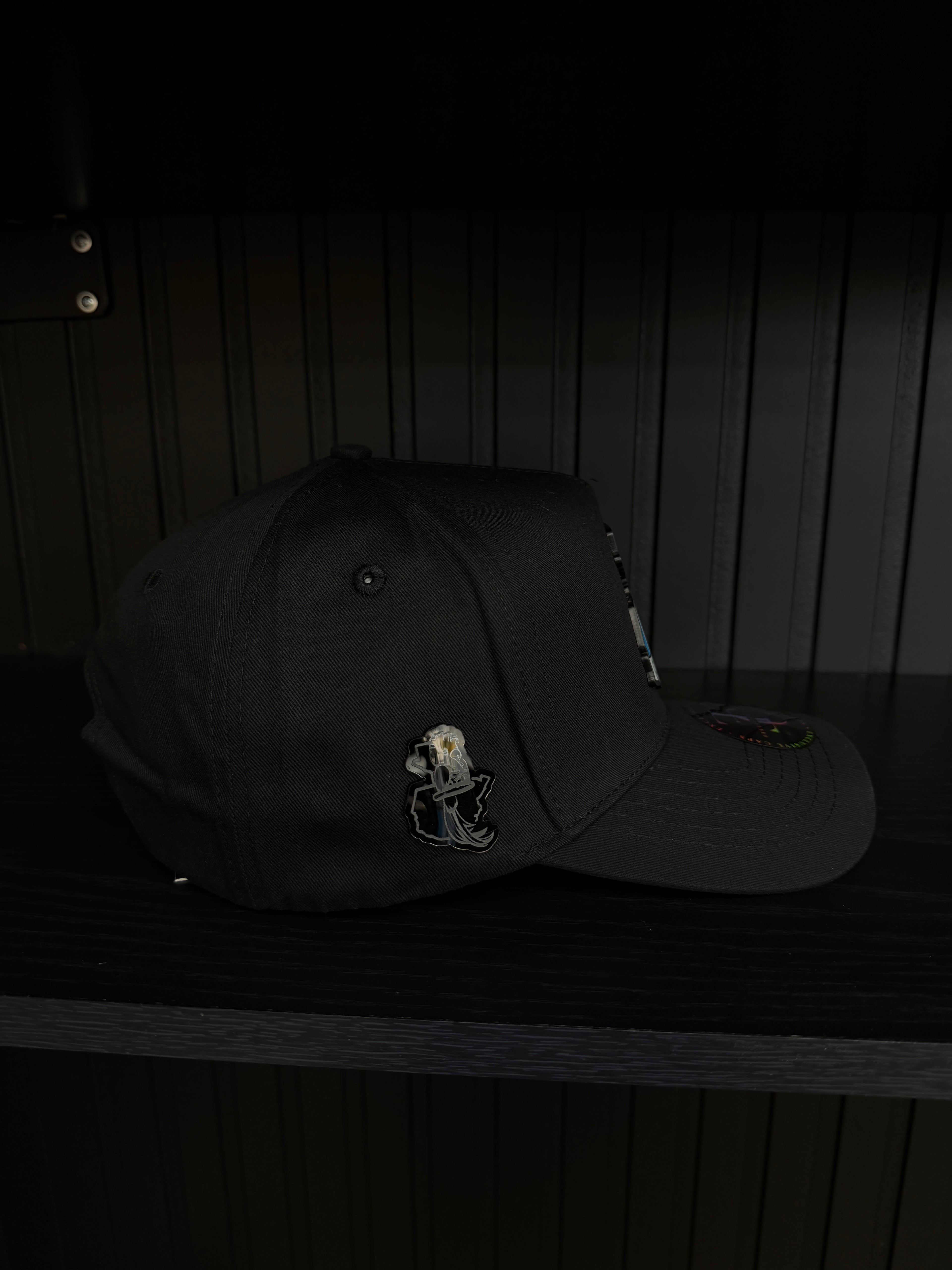 Exclusive Guatemala Plate SnapBack Hat-Black Cotton
