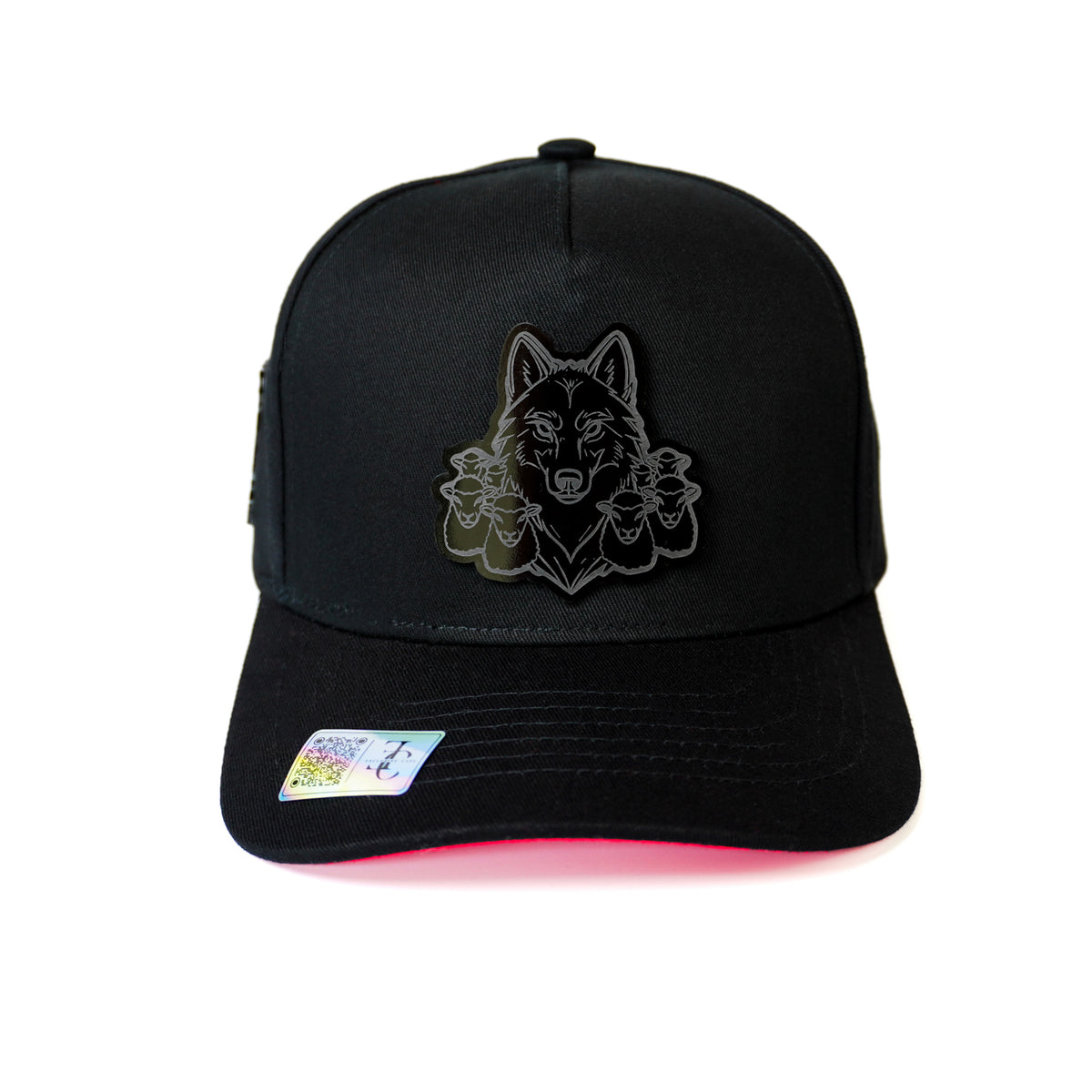El Malo del Cuento Placa Snapback — Negro/Rojo