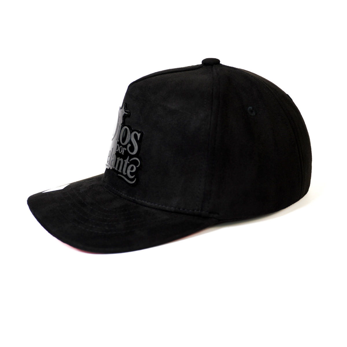 Dios por Delante Placa Snapback Hat