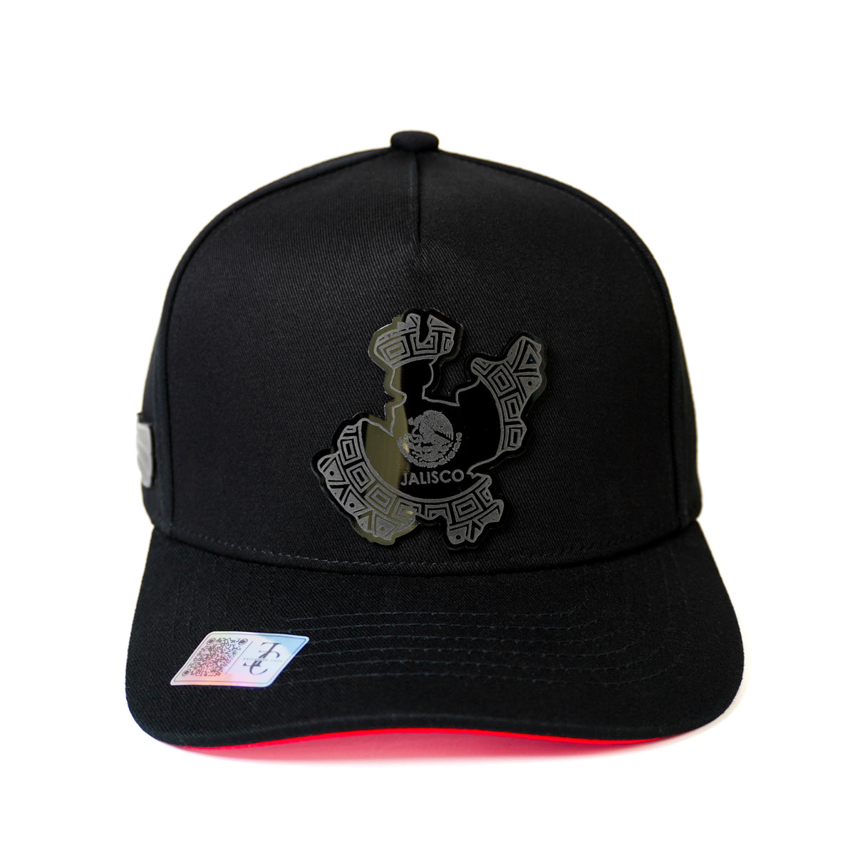 Jalisco Snapback — Negro/Rojo