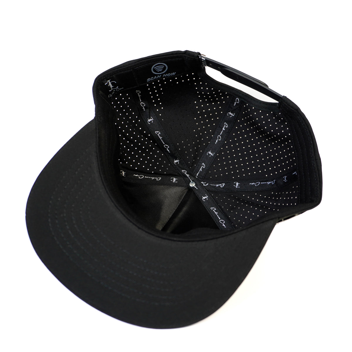 San Judas Placa Negra Snapback — Negro Hydro