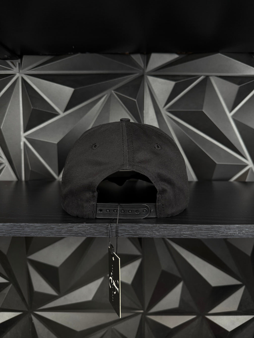 Pitufo SnapBack hat-black suede visor