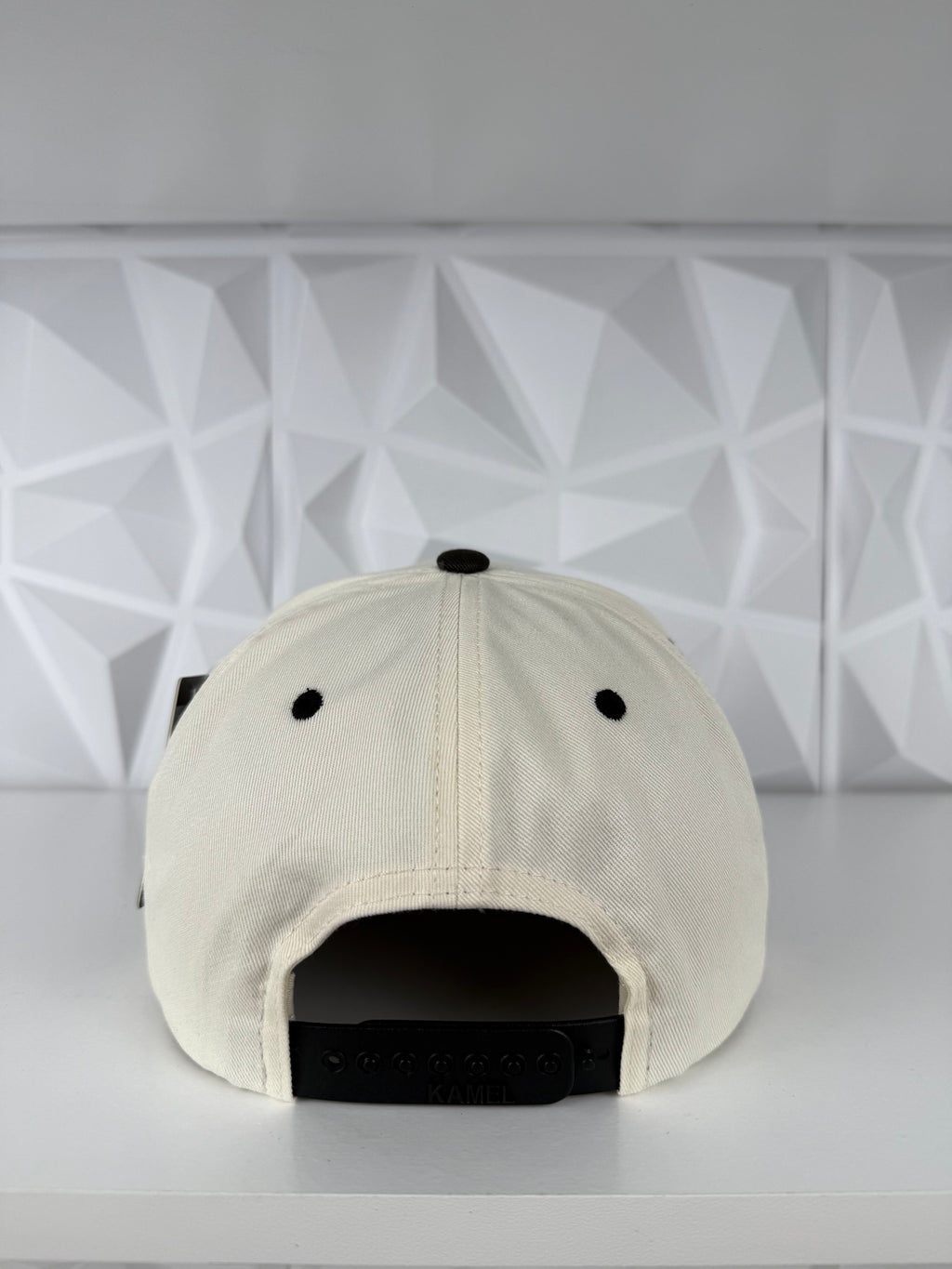 Poker placa SnapBack gorra-natural/camuflaje