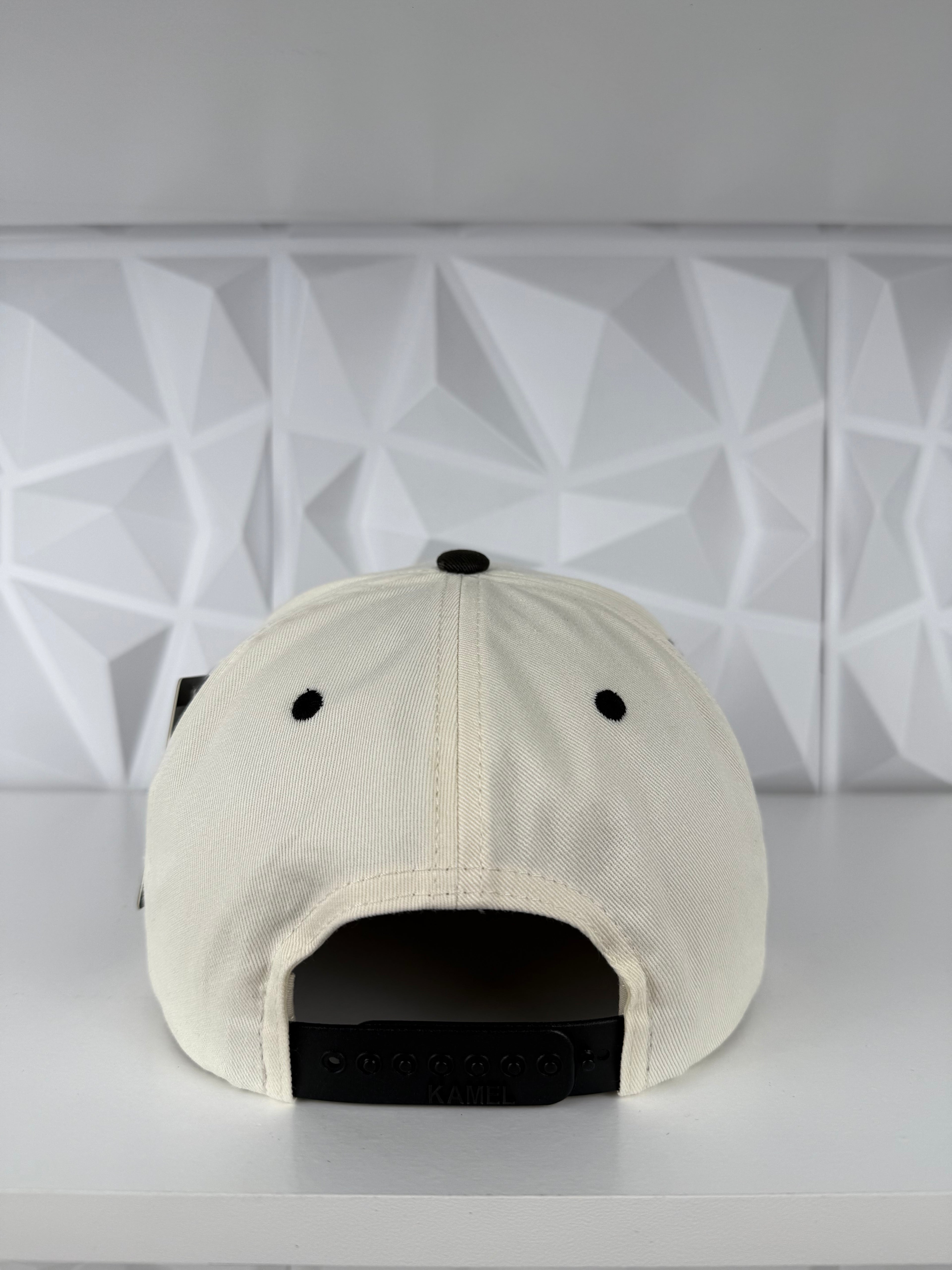 Poker placa SnapBack gorra-natural/camuflaje