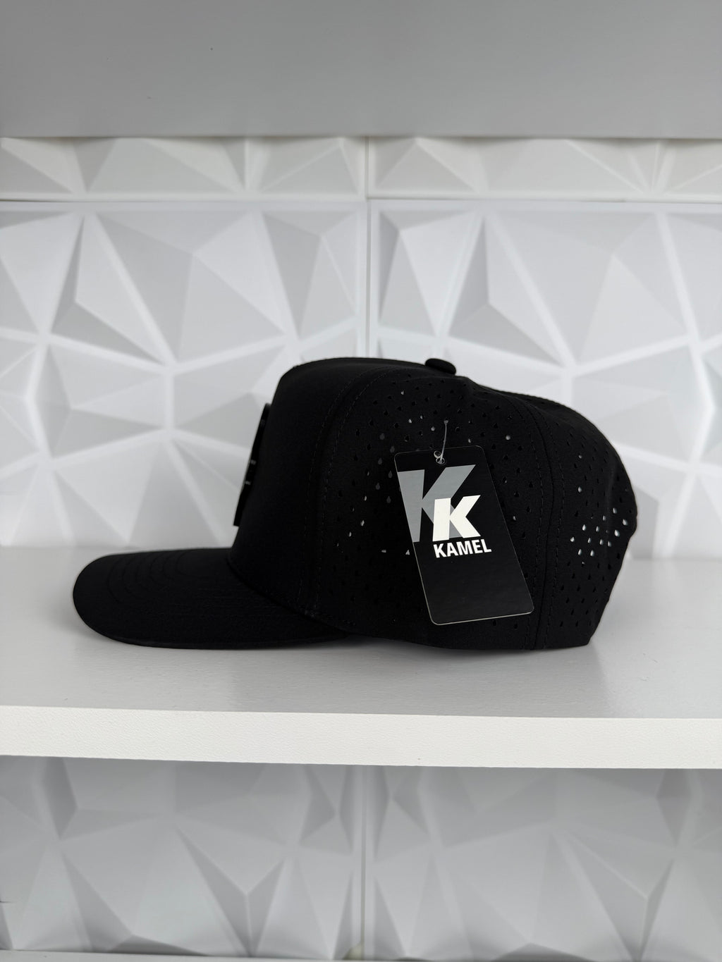 San Judas Placa Negra SnapBack Gorra-Negro Hydro