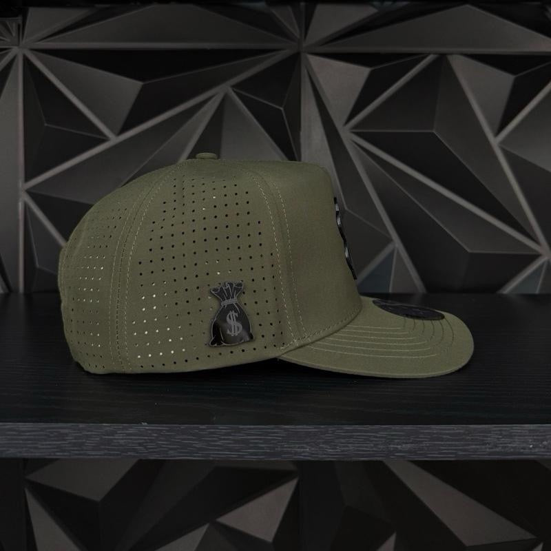 Trébol SnapBack hat-olive green hydro