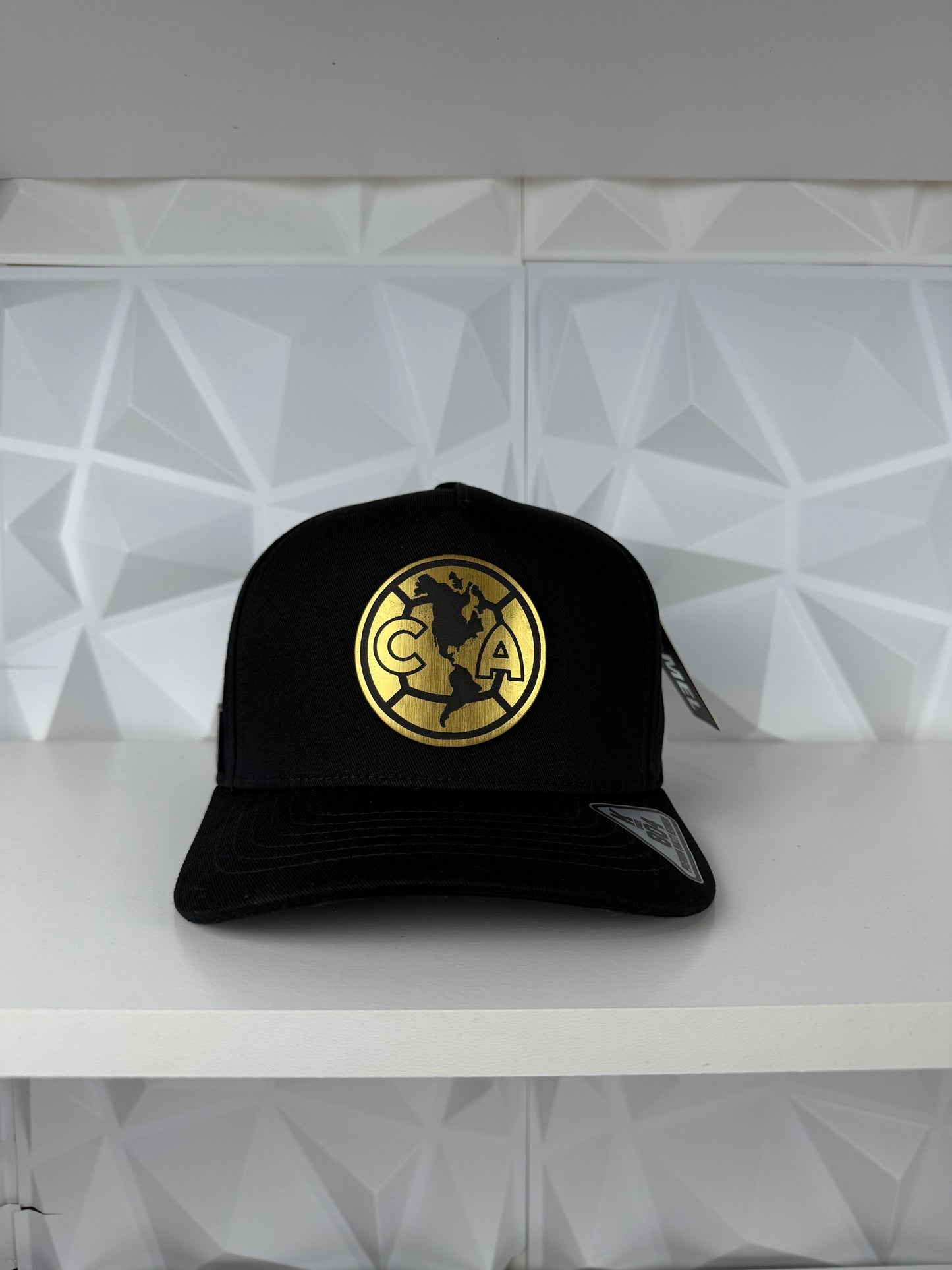 America SnapBack Gorra- Negra