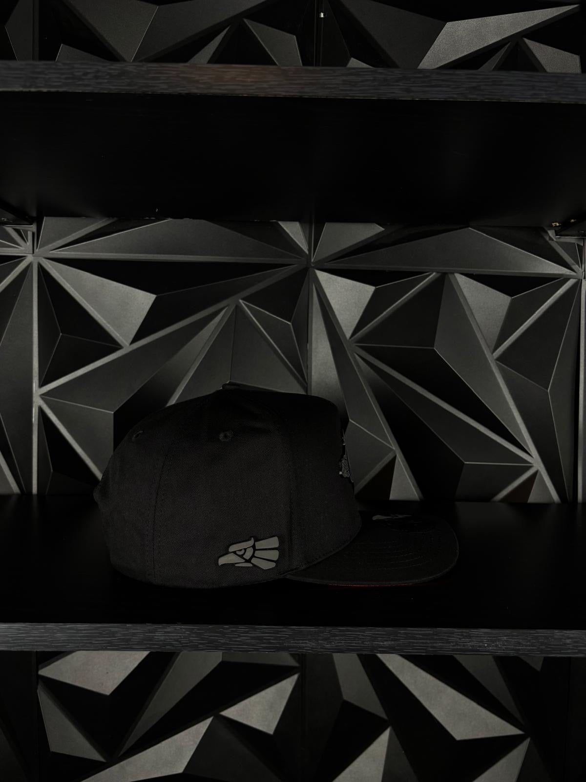 Colima México estado SnapBack Hat-Black/Red Visor Cotton Cap