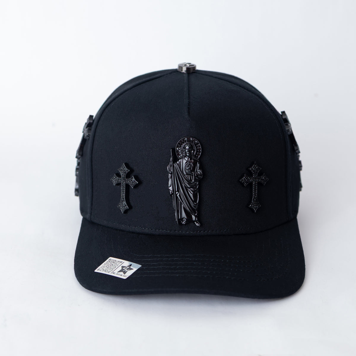 SAN JUDAS - THE SAINT - BLACK CROSS - OUTLAW HATS