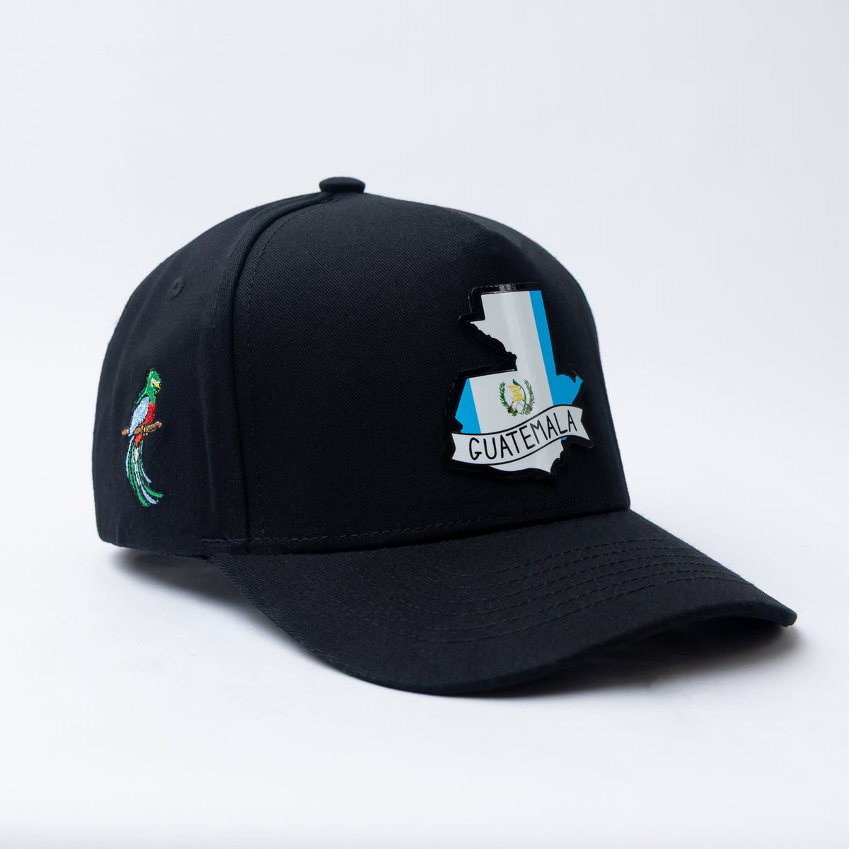 Guatemala Color Plate Snapback Hat— Negra