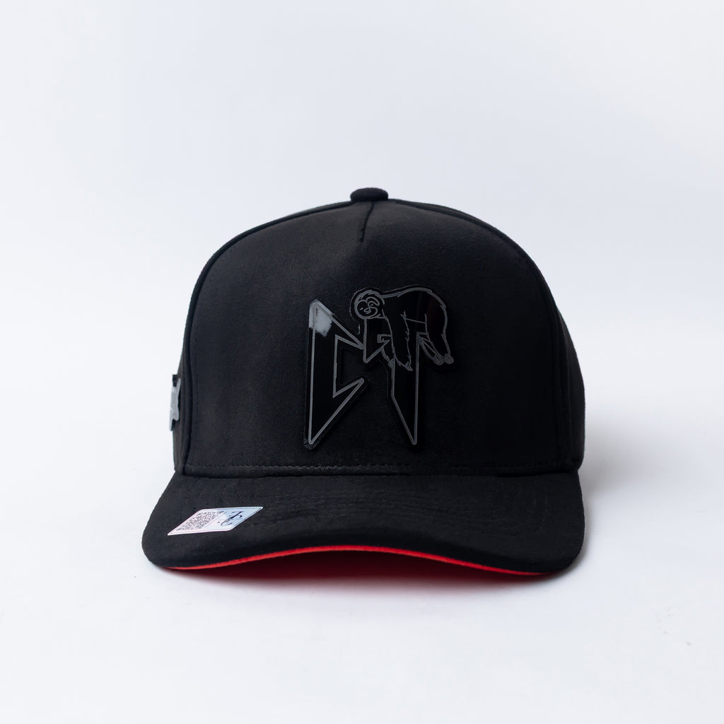 CT Nata Cano Snapback — Negro/Rojo Gamuza