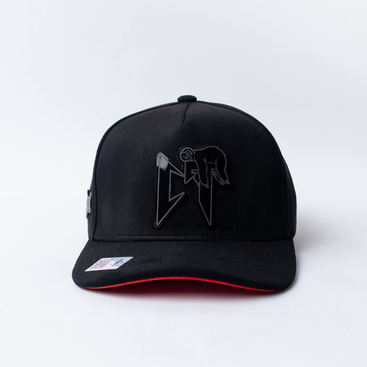 CT Nata Cano Snapback — Negro/Rojo Gamuza
