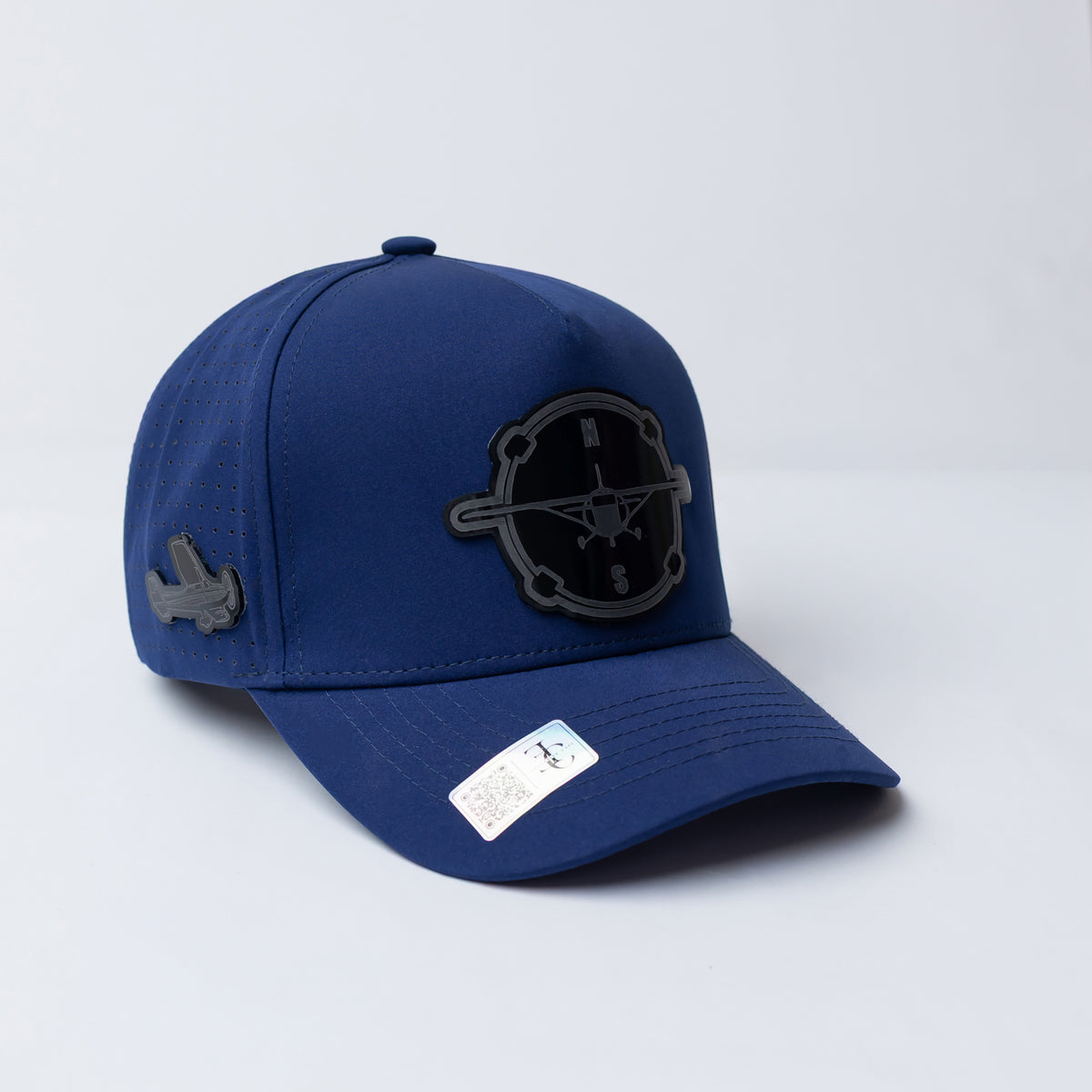 Compass Plane Placa Snapback Hat