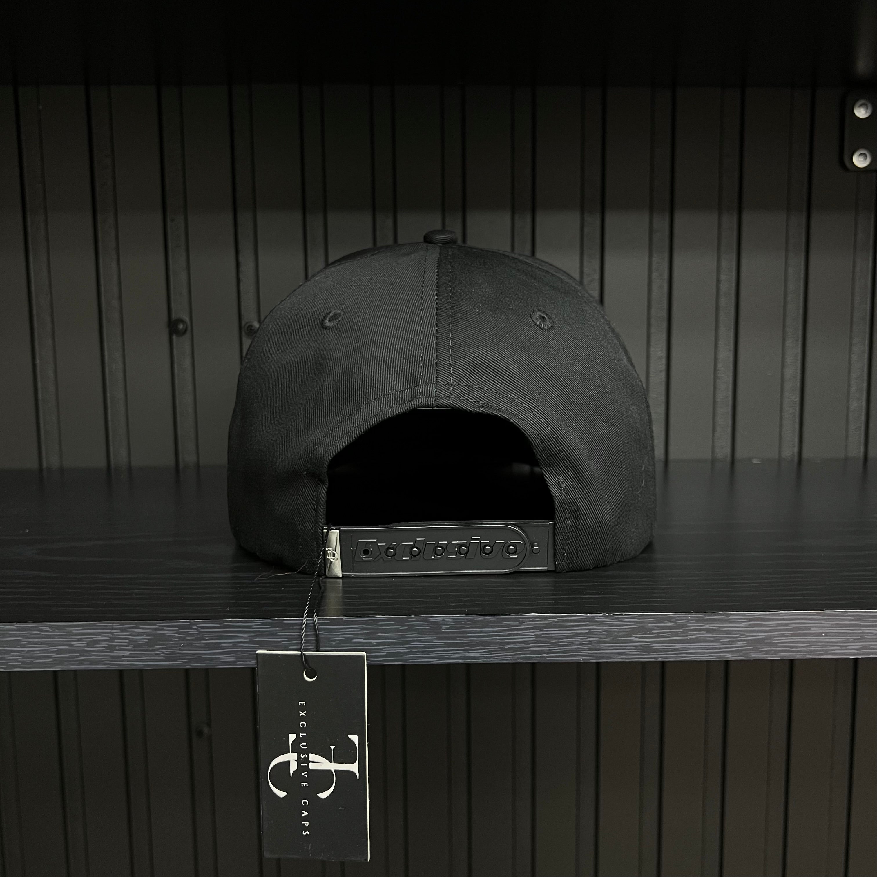 Exclusive Jalisco Private Flight SnapBack Hat - Black/Red Cotton Cap