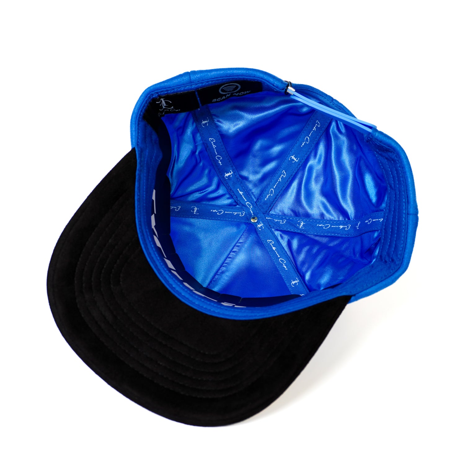 Trébol Placa Snapback Hat- Blue Suede
