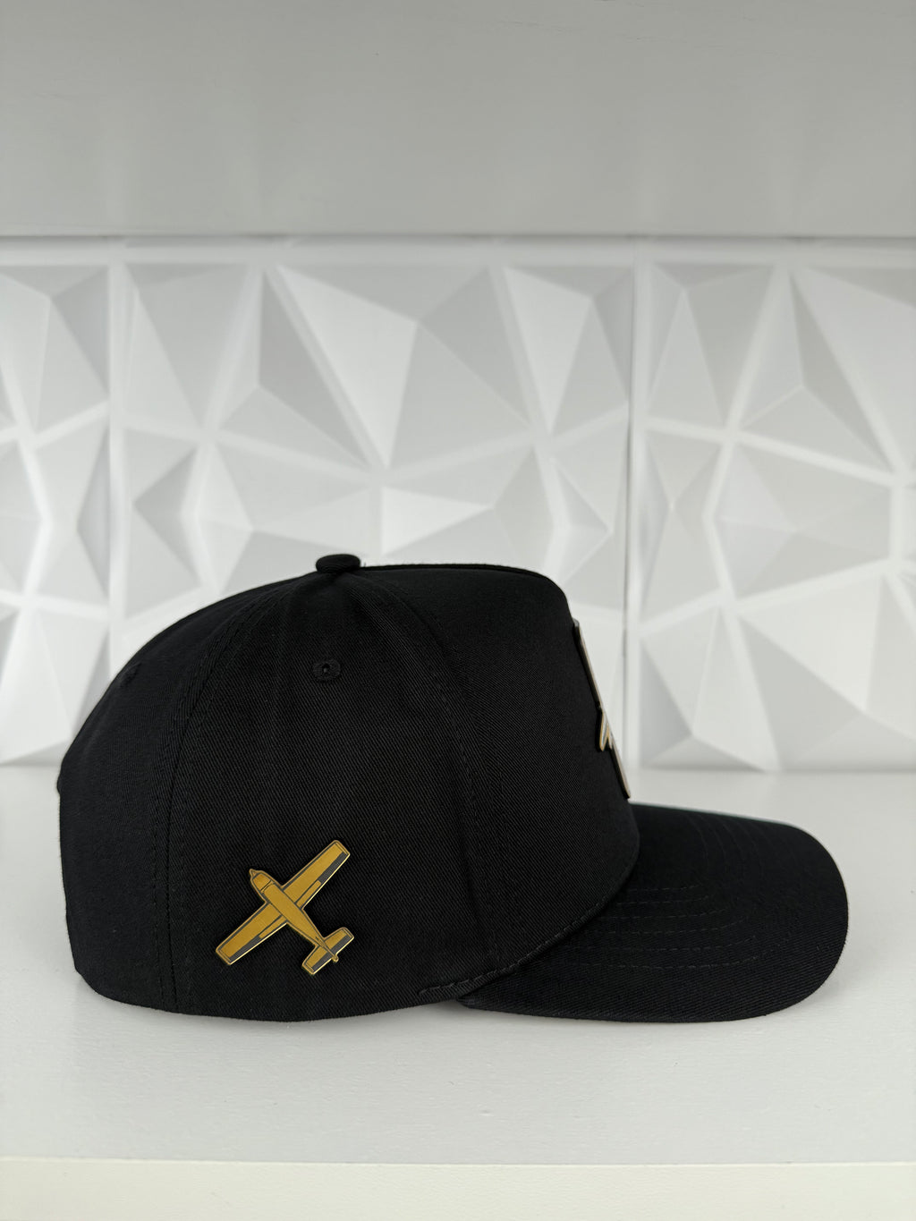 Ace Piloto SnapBack gorra-negra