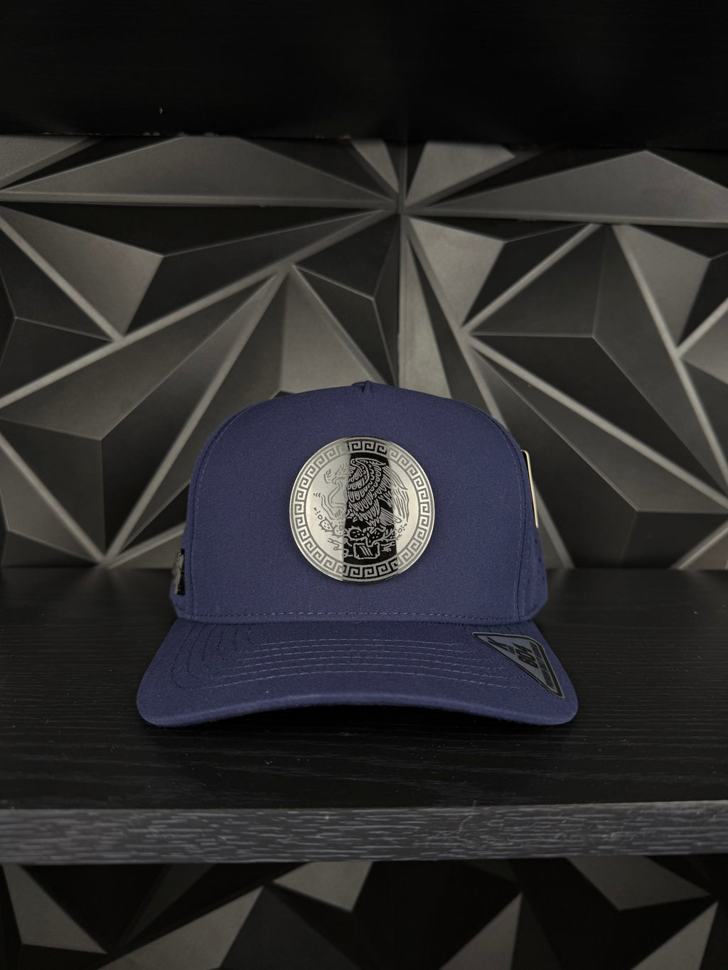 México Placa SnapBack Gorra- Azul Navy Hydro