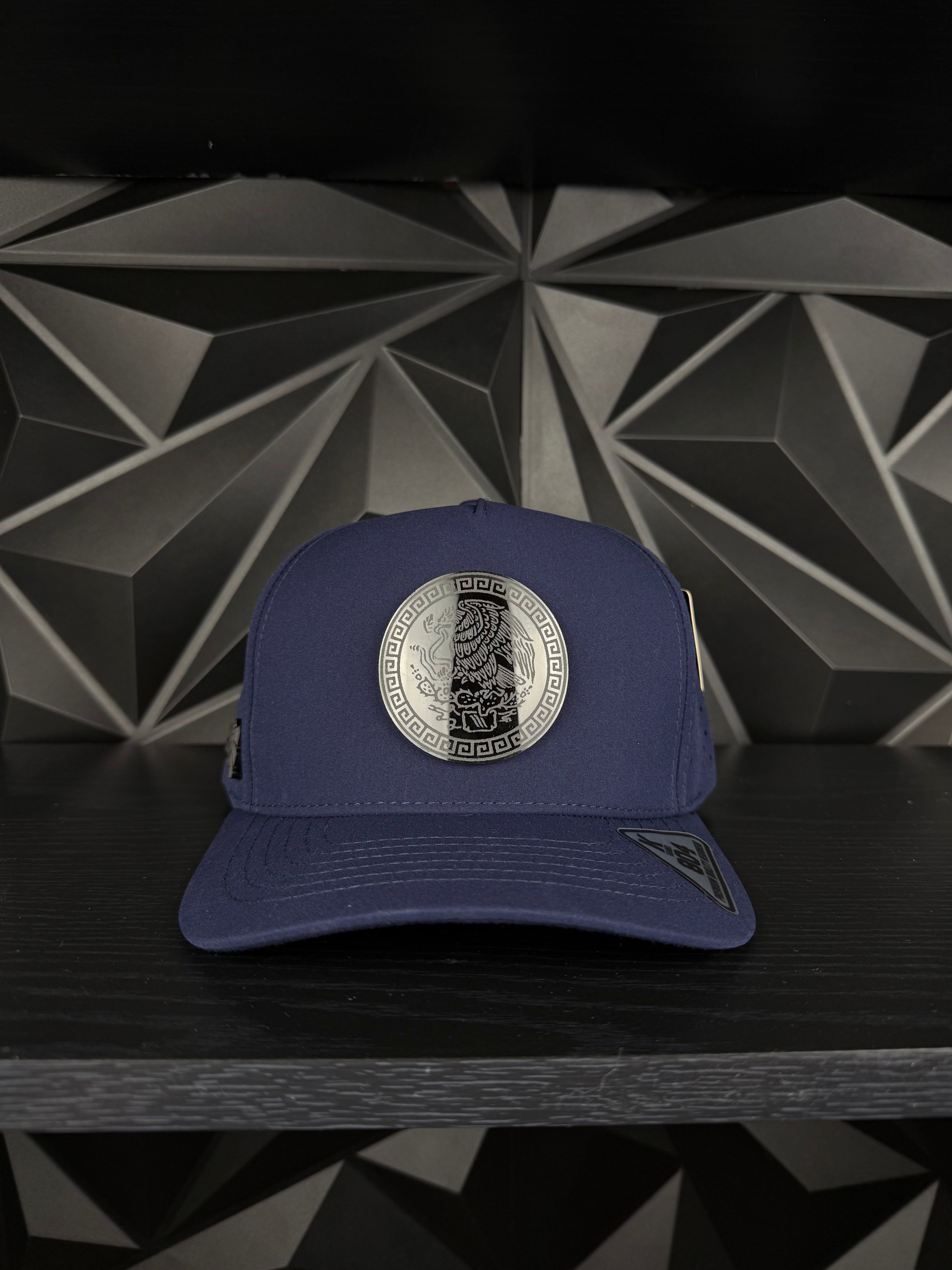 México Placa SnapBack Gorra- Azul Navy Hydro