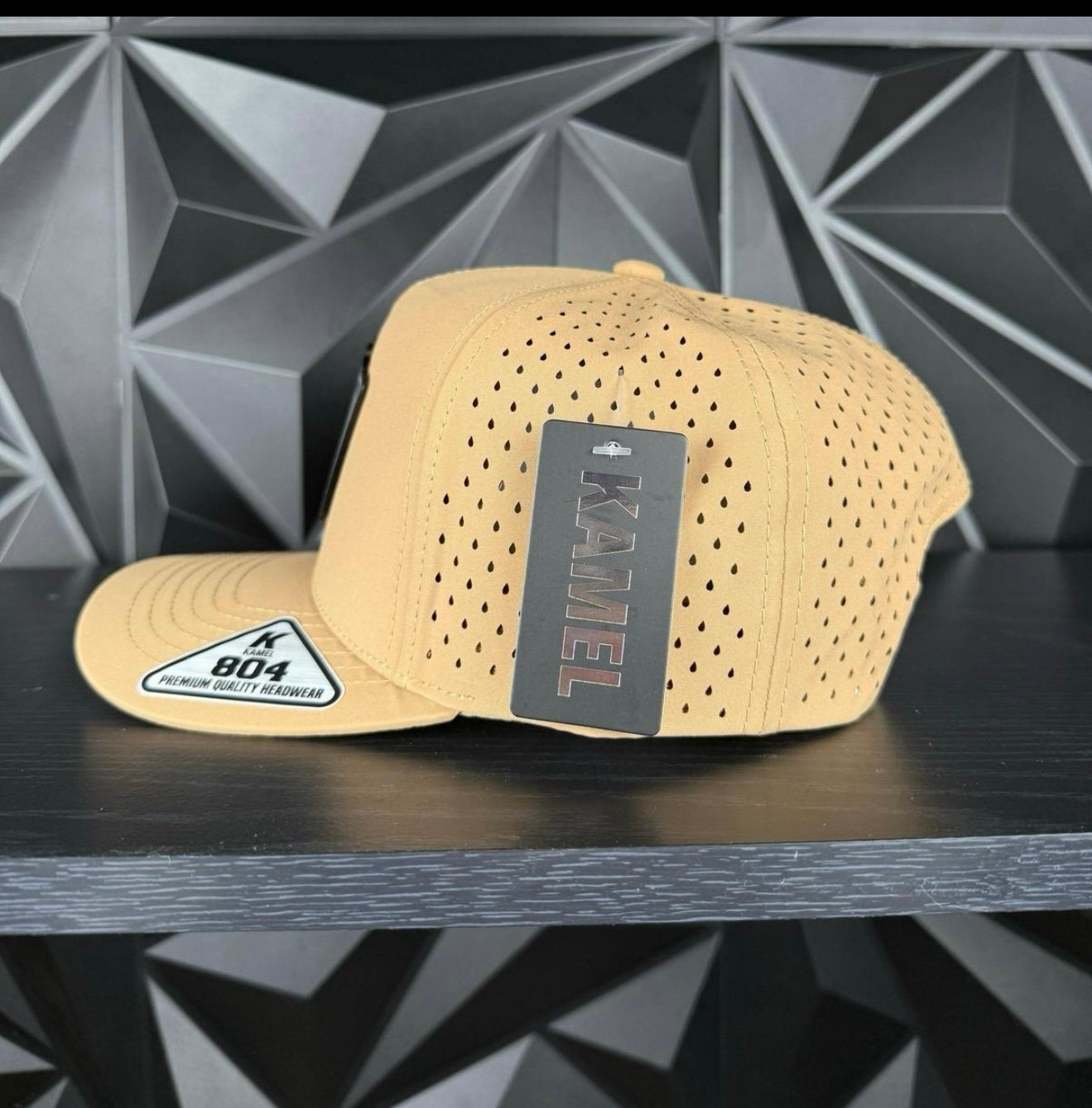 Poker plate SnapBack hat-khaki