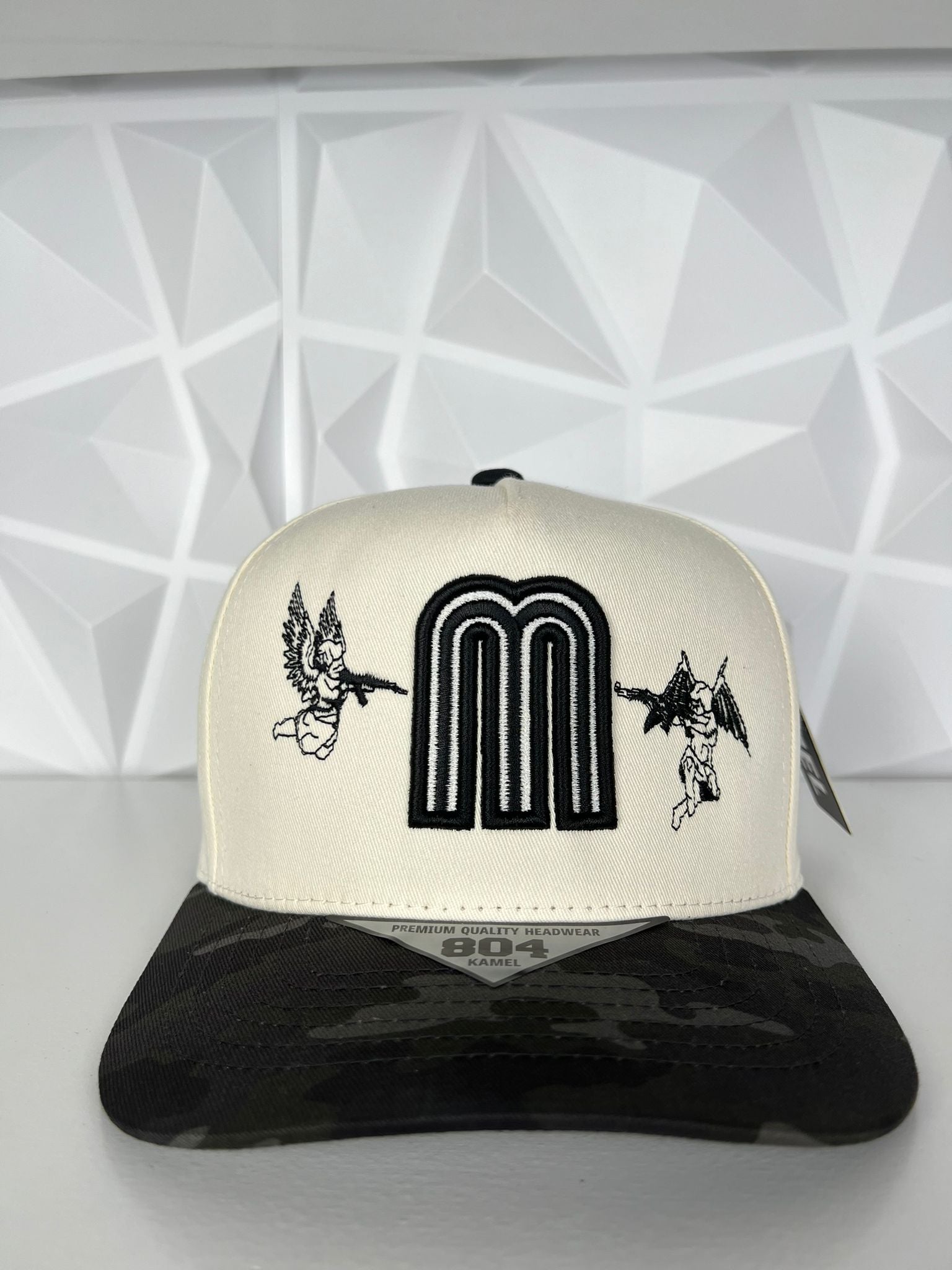 Angel de Mexico SnapBack gorra- cremita