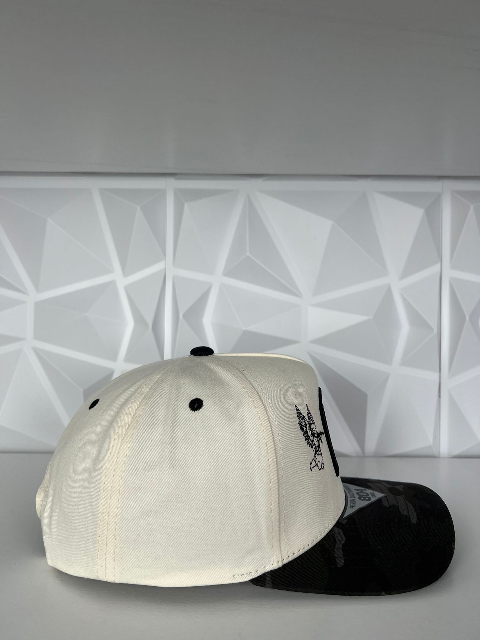 Angel de Mexico SnapBack gorra- cremita