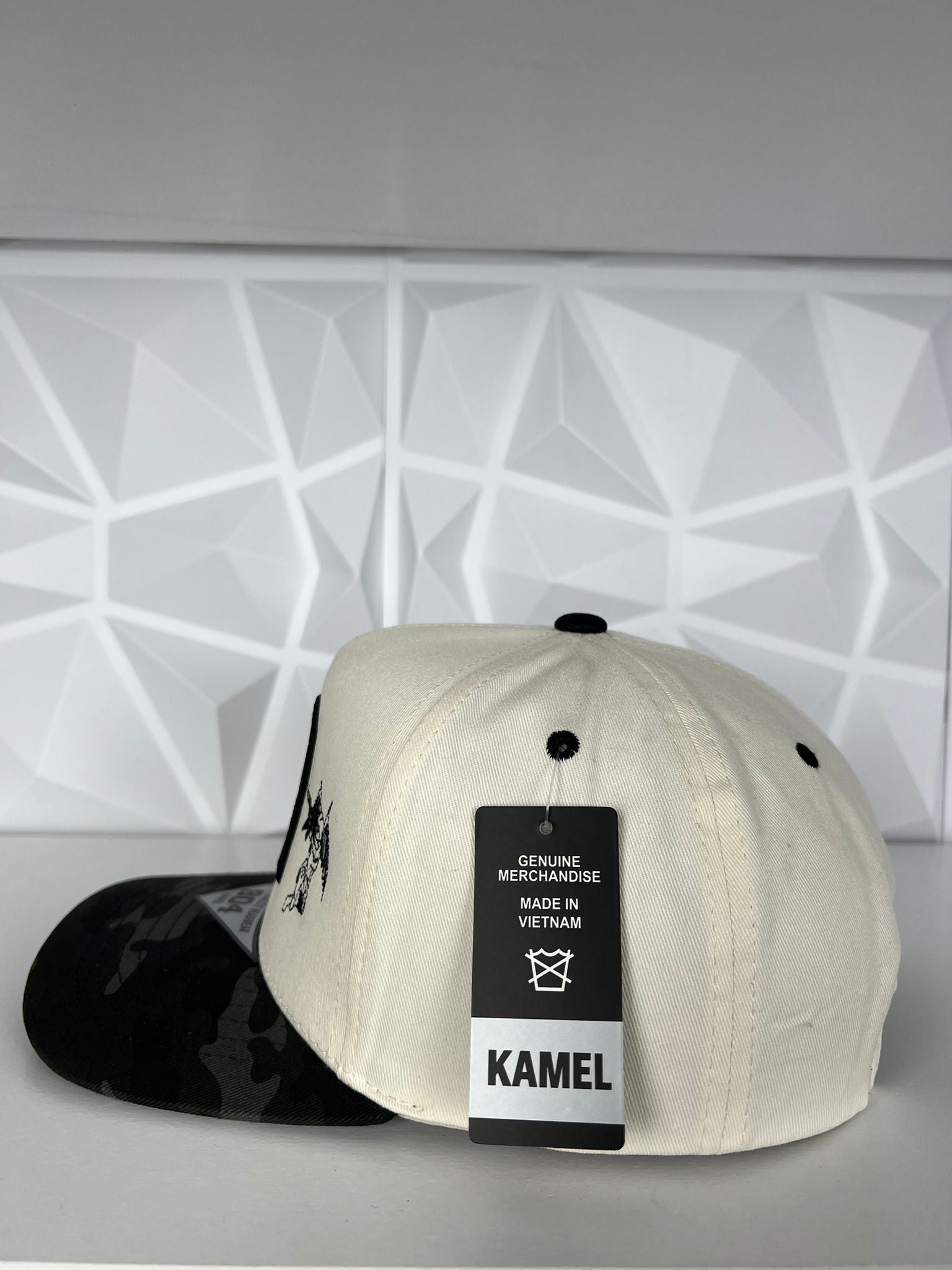 Angel de Mexico SnapBack gorra- cremita