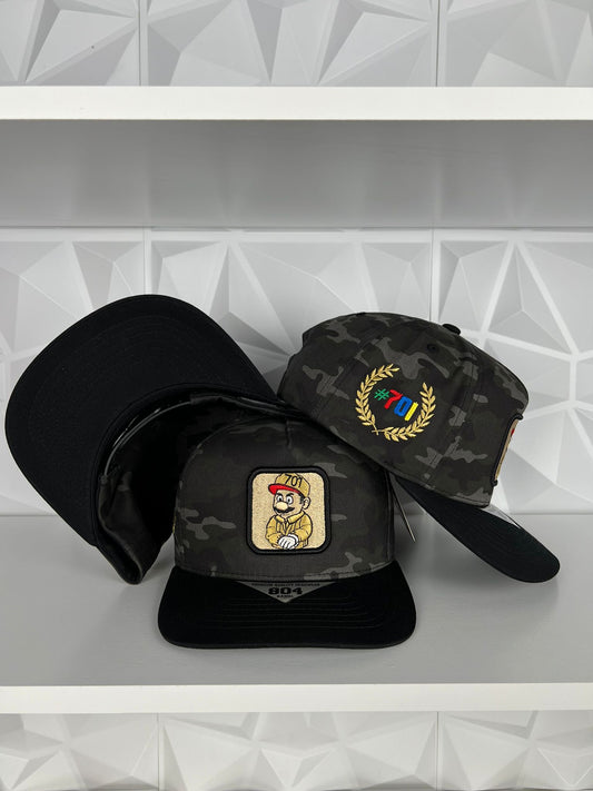 Niño de la tuna SnapBack gorra-negro camuflaje