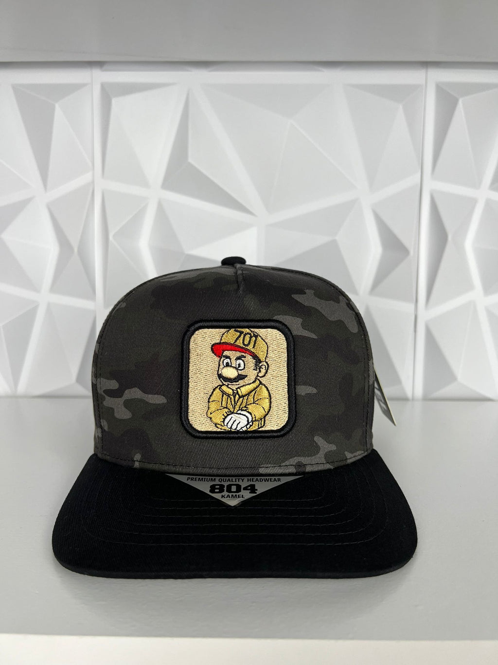 Niño de la tuna SnapBack gorra-negro camuflaje