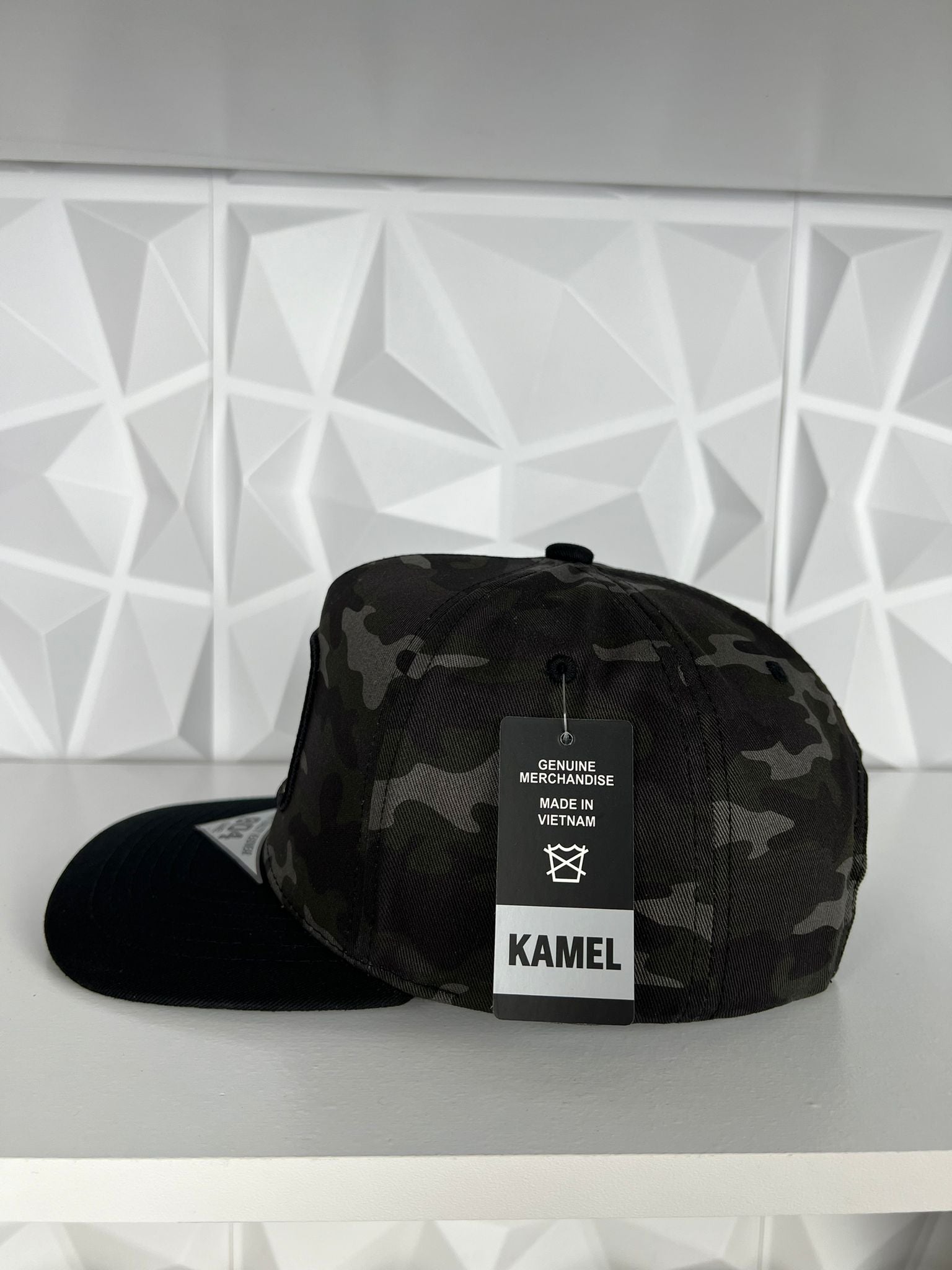 Niño de la tuna SnapBack gorra-negro camuflaje