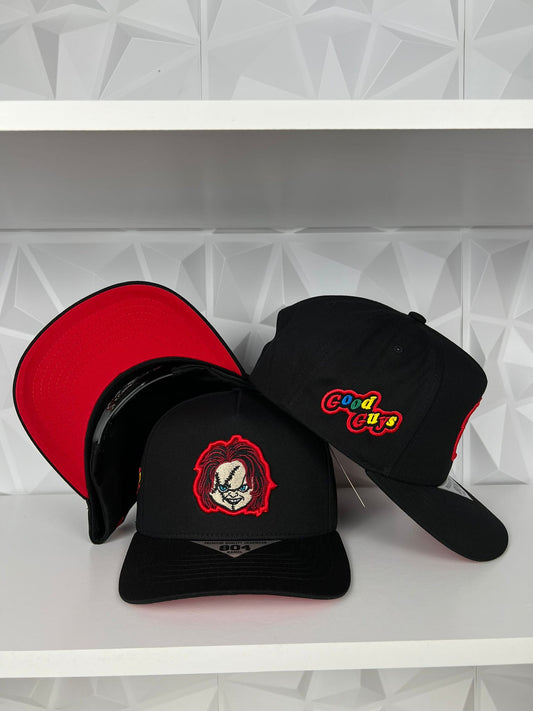 Chucky SnapBack gorra-negra/roja