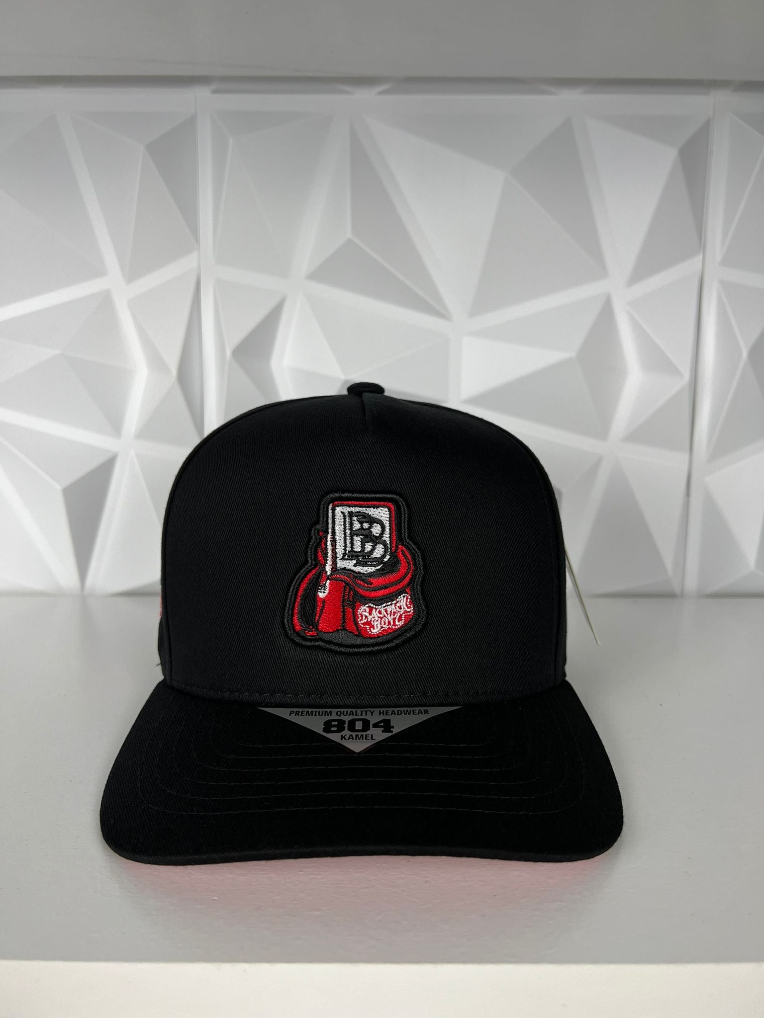 Backpack Boyz SnapBack gorra- negra/roja