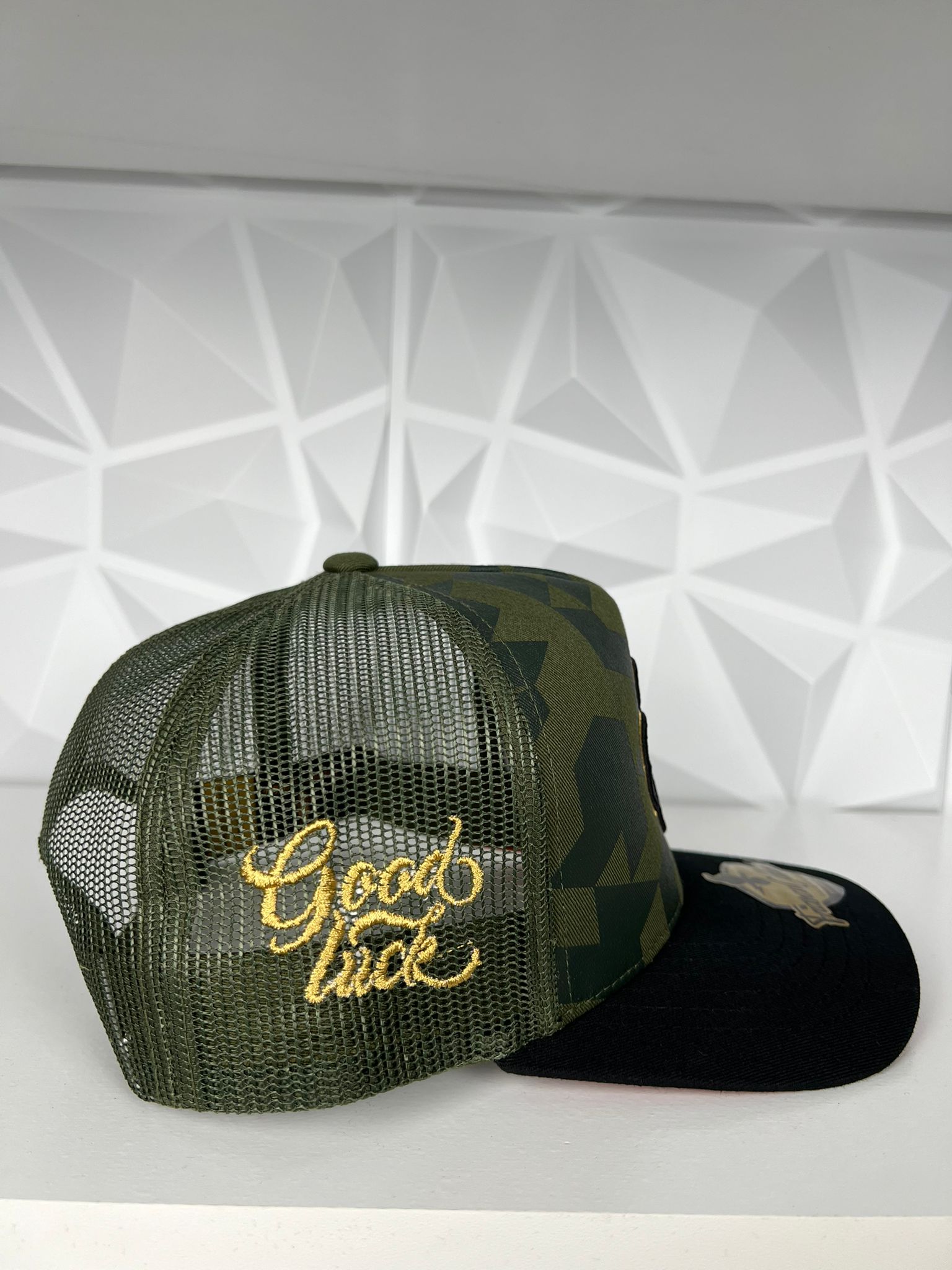 Trébol SnapBack gorra- verde camuflaje